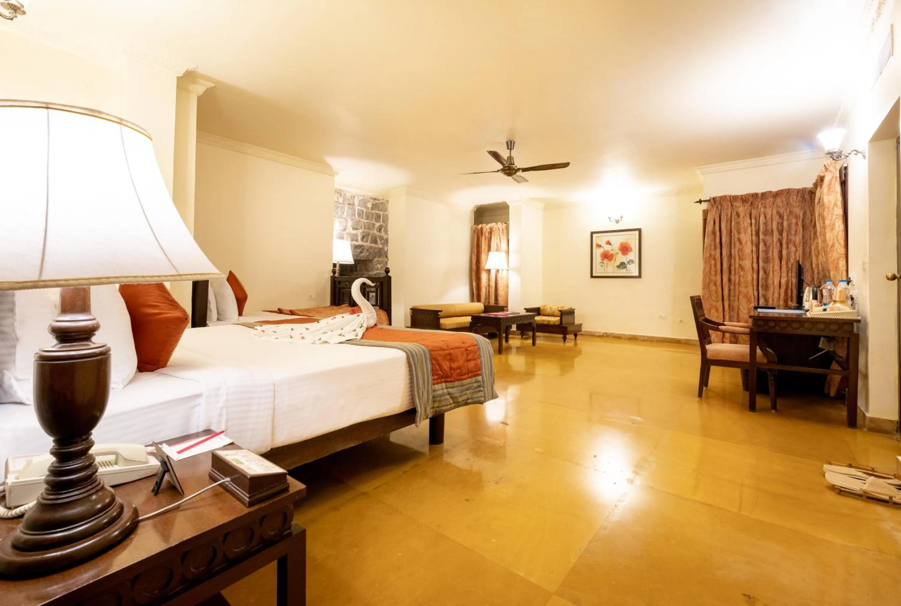 Photo of the whole room, Bed in Fort JadhavGADH -A GADH Heritage Hotel