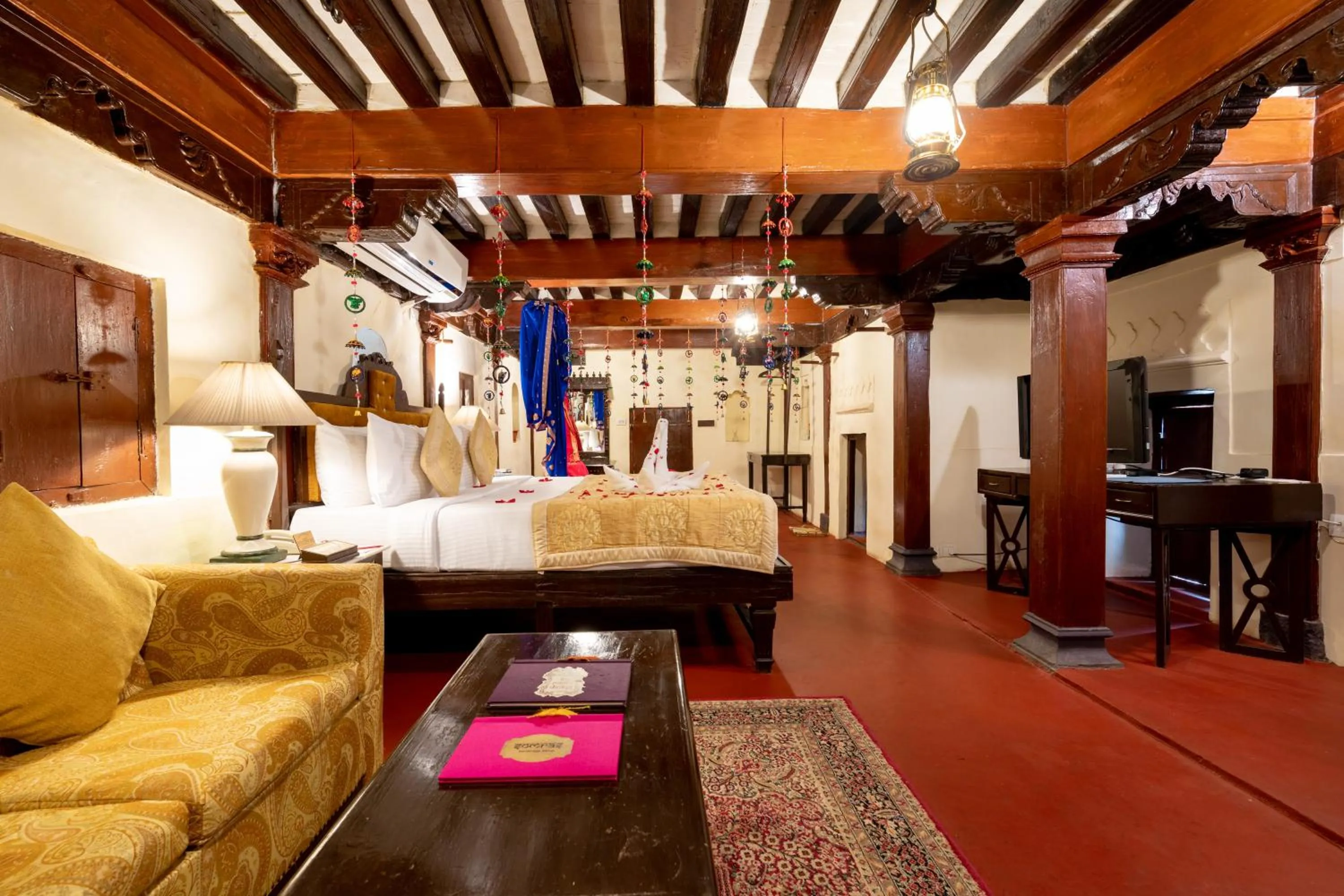 Bed in Fort JadhavGADH -A GADH Heritage Hotel