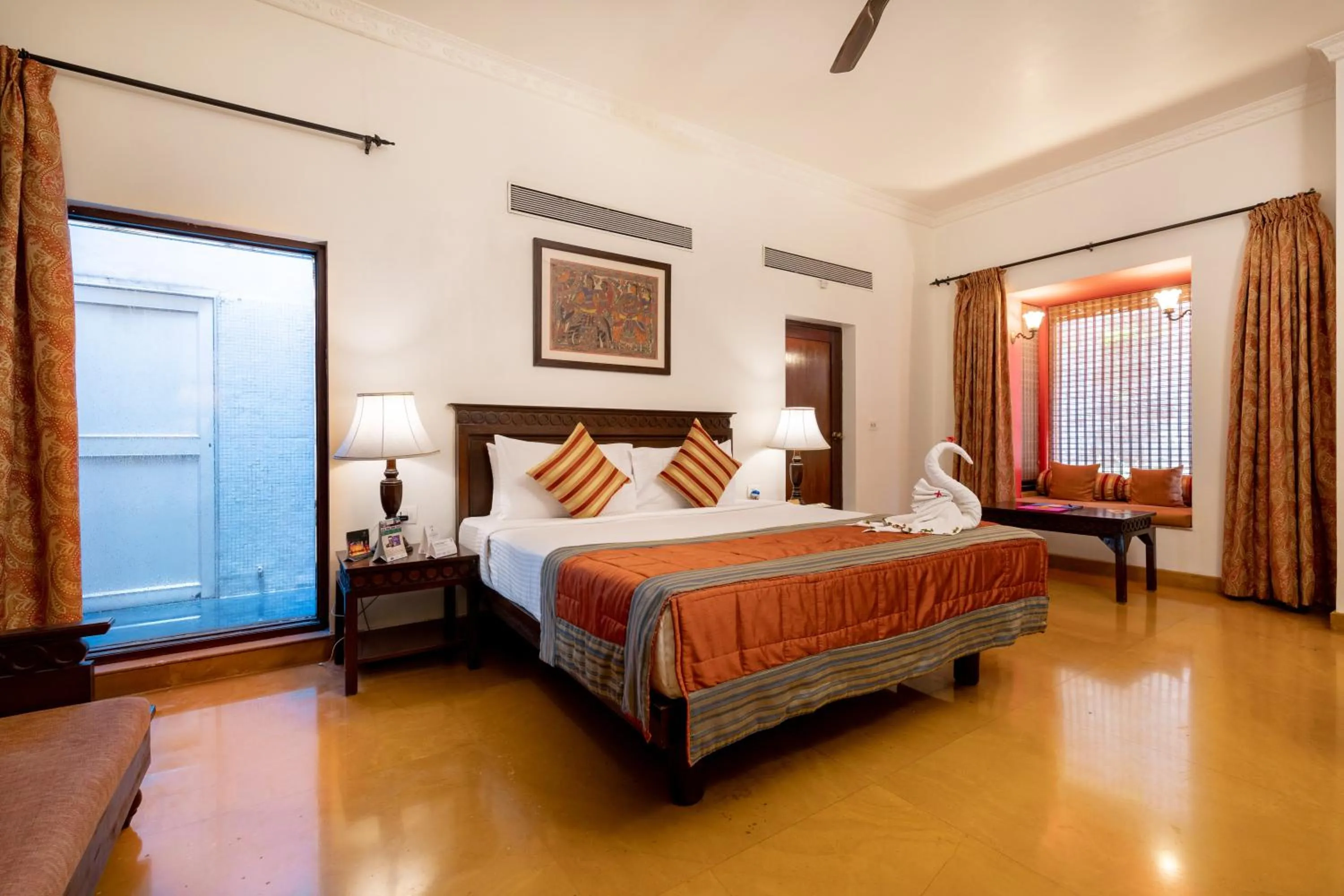Photo of the whole room, Bed in Fort JadhavGADH -A GADH Heritage Hotel