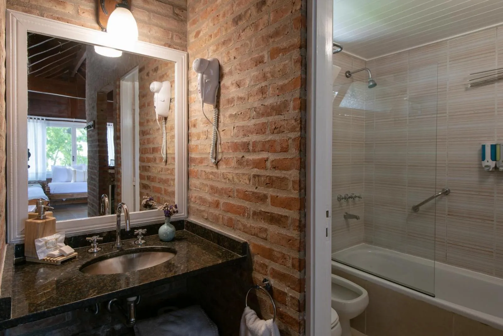 Bathroom in Carilo Village Apart Hotel & Spa