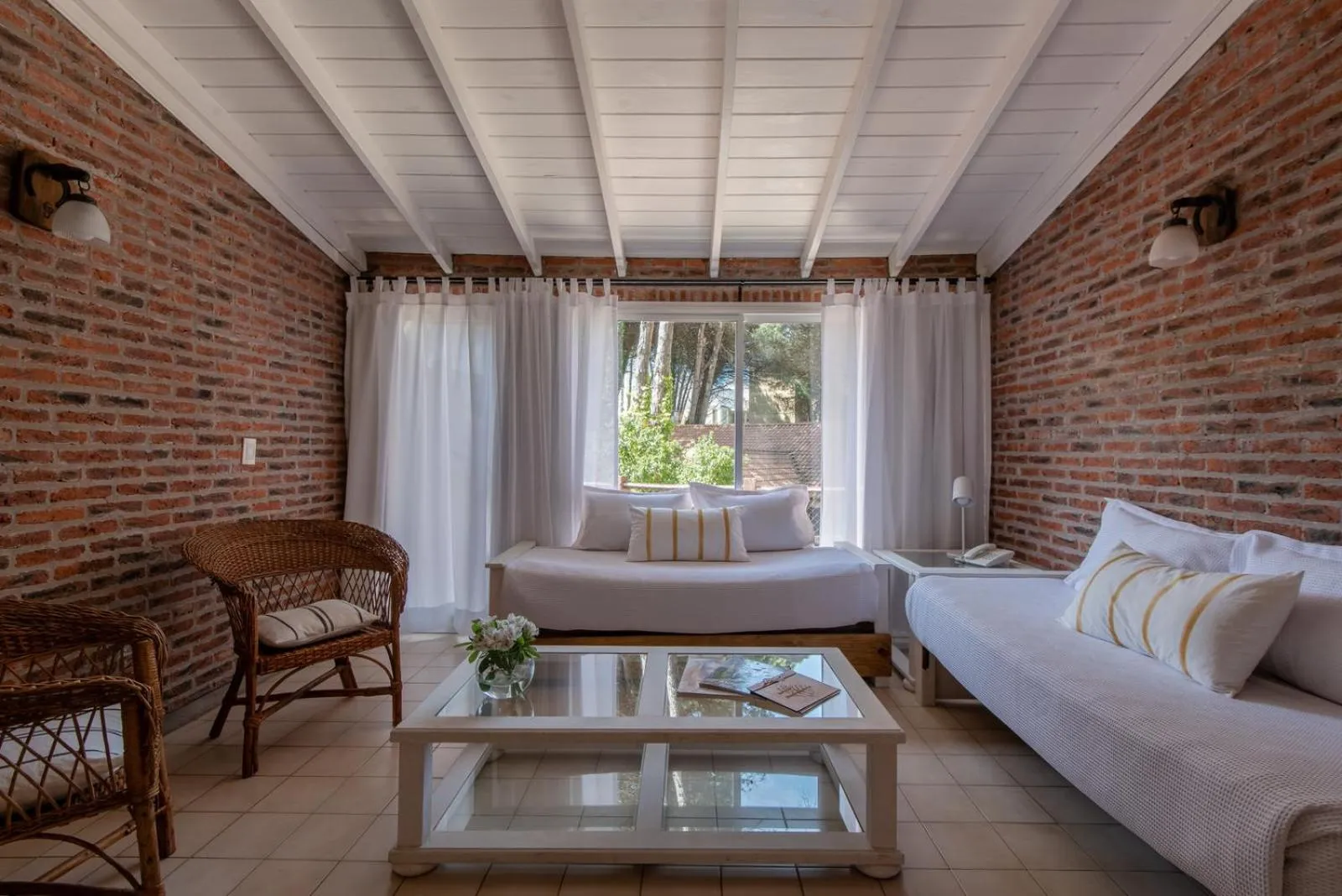 Living room, Bed in Carilo Village Apart Hotel & Spa