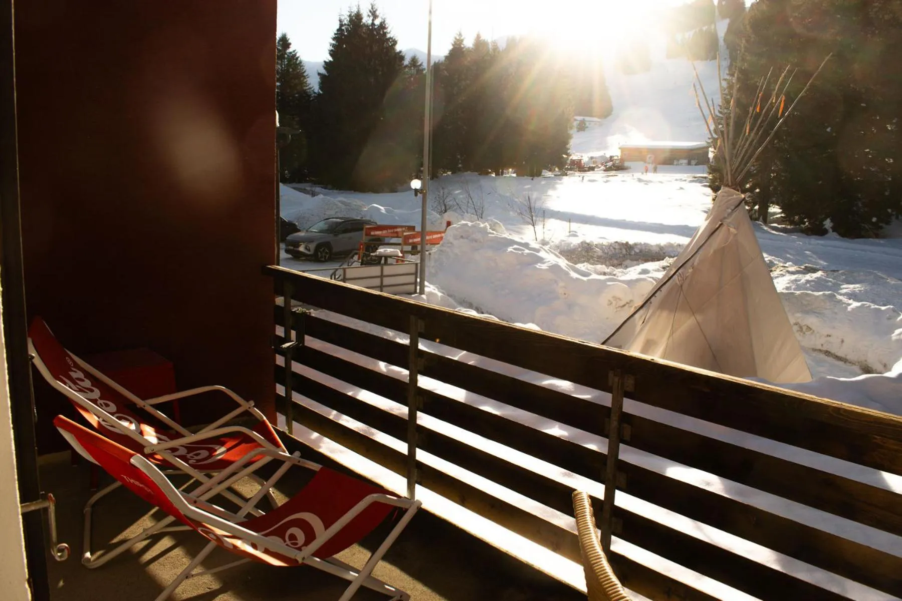 Balcony/Terrace in Hotel Malixerhof