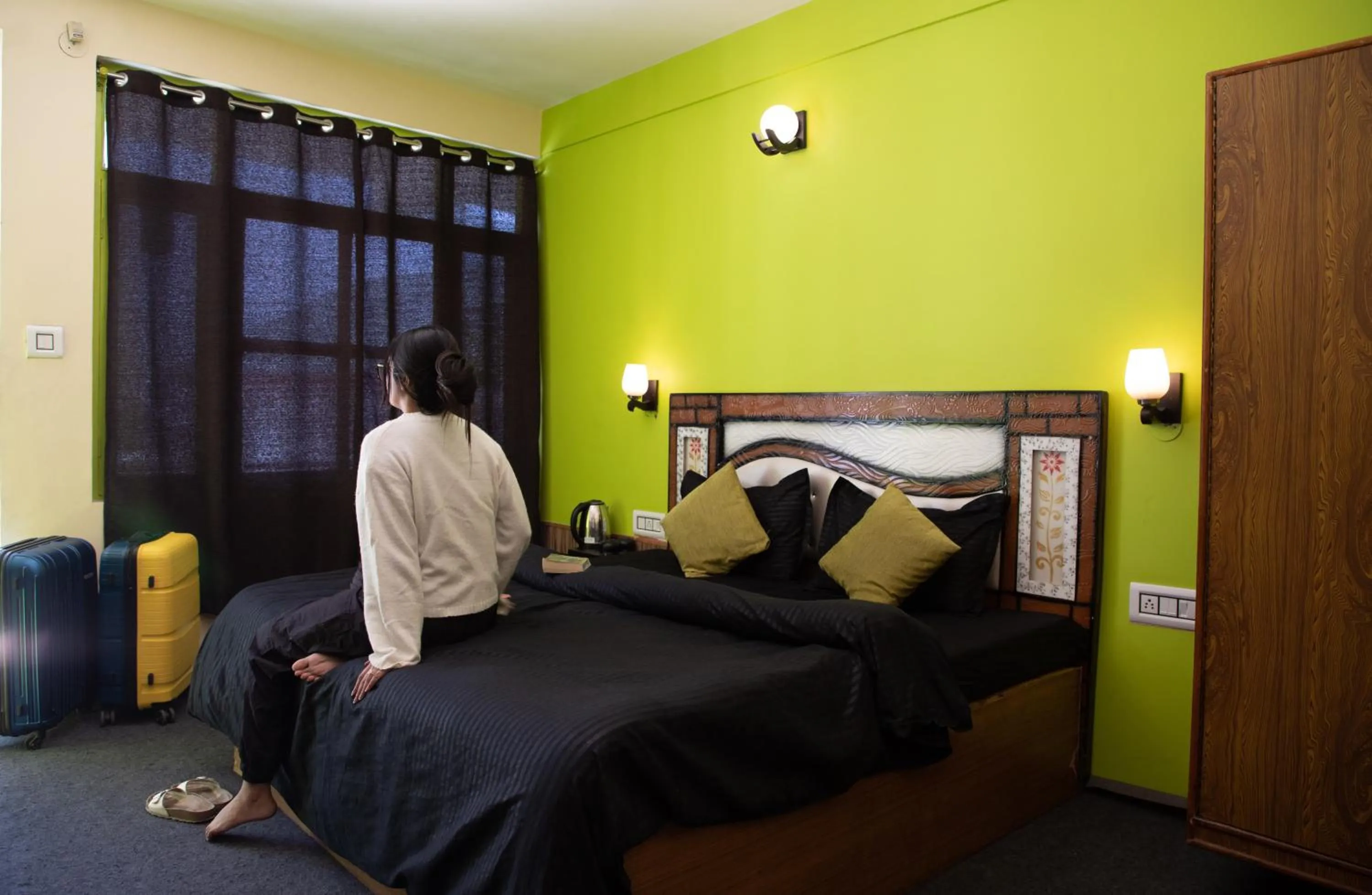 Bed in Trippy Turtle Hostel