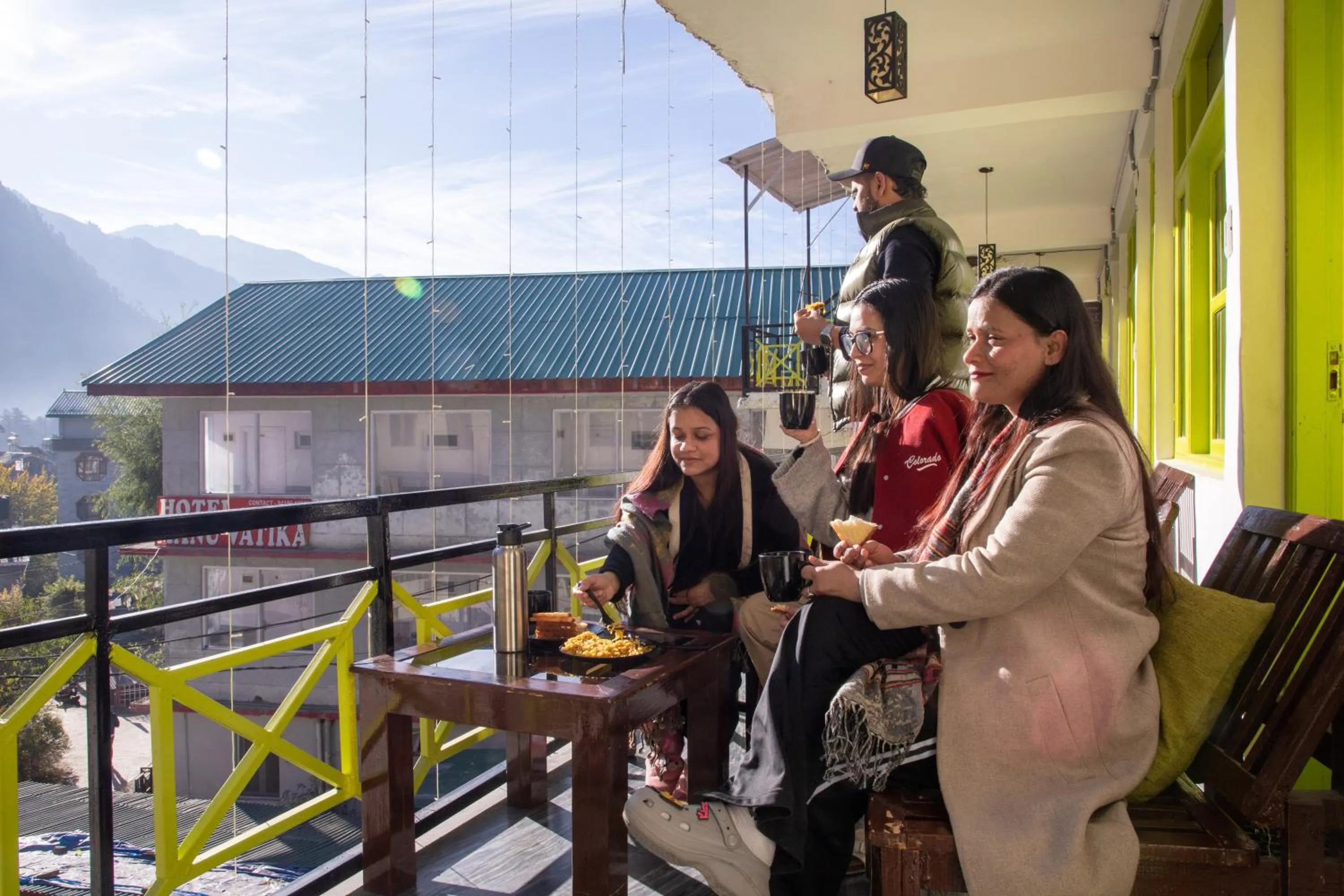 Balcony/Terrace in Trippy Turtle Hostel