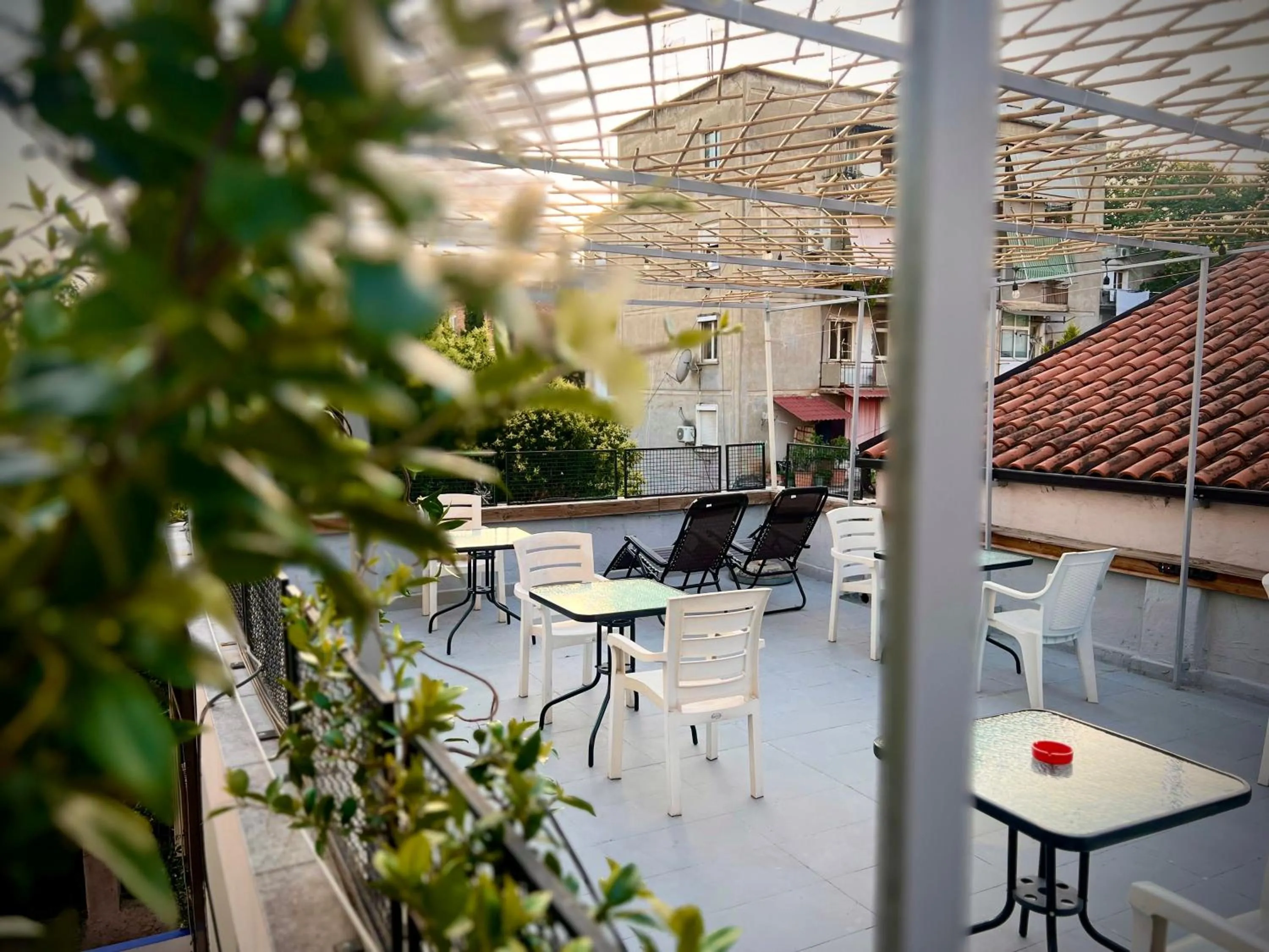 Balcony/Terrace in Budget Retreat Tirana & Studios