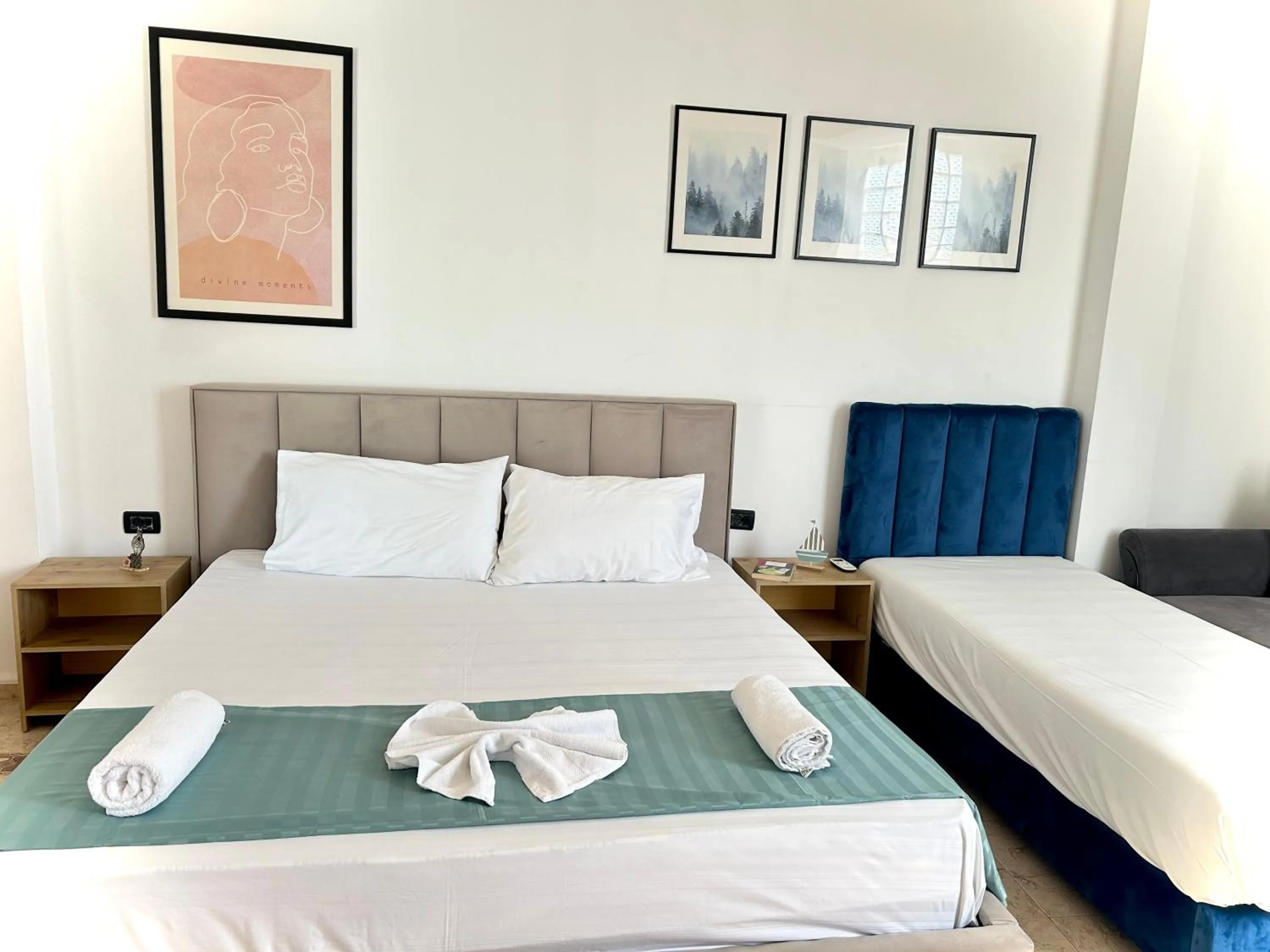 Bed in Budget Retreat Tirana & Studios