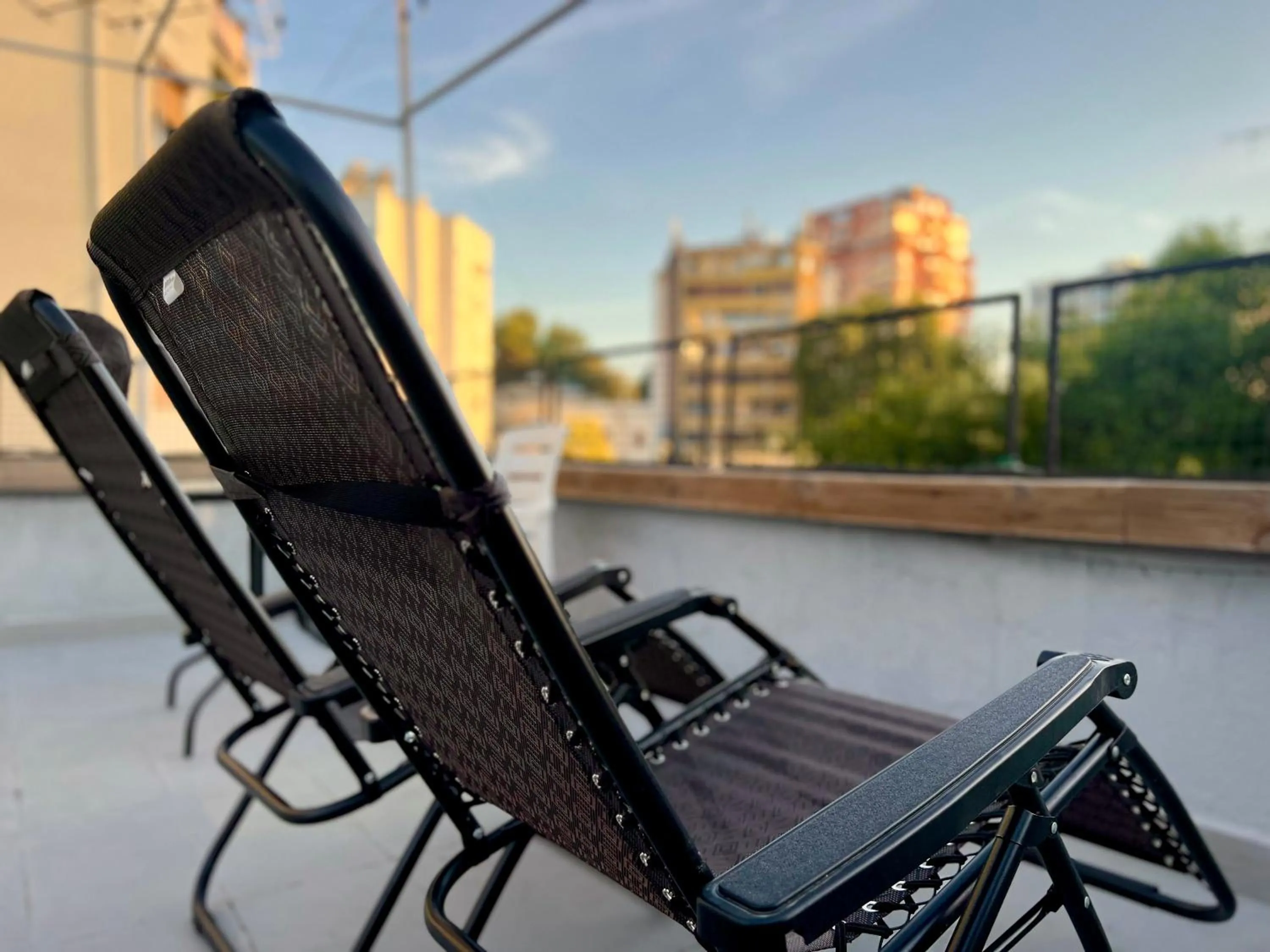 Balcony/Terrace in Budget Retreat Tirana & Studios