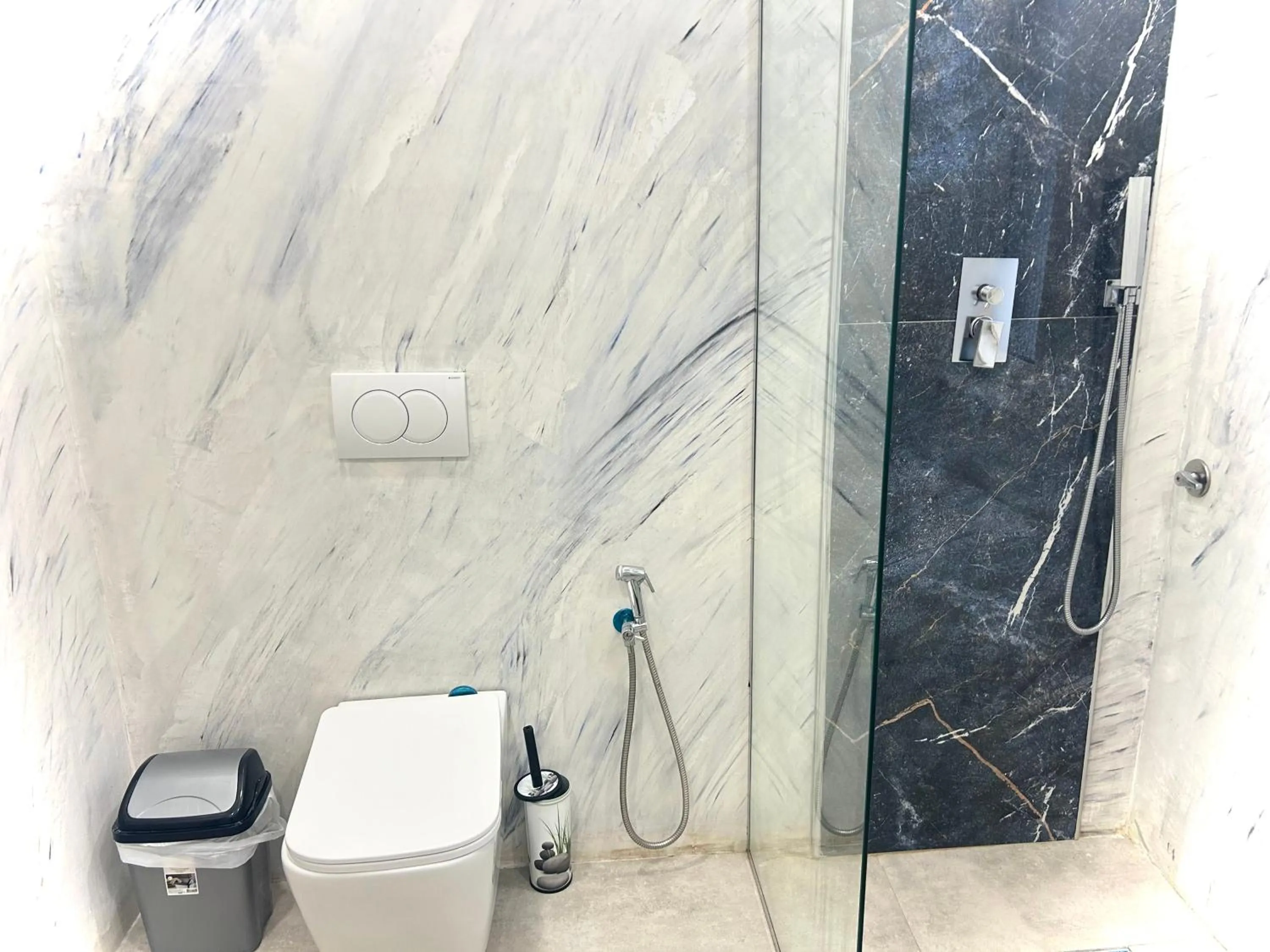 Shower in Budget Retreat Tirana & Studios