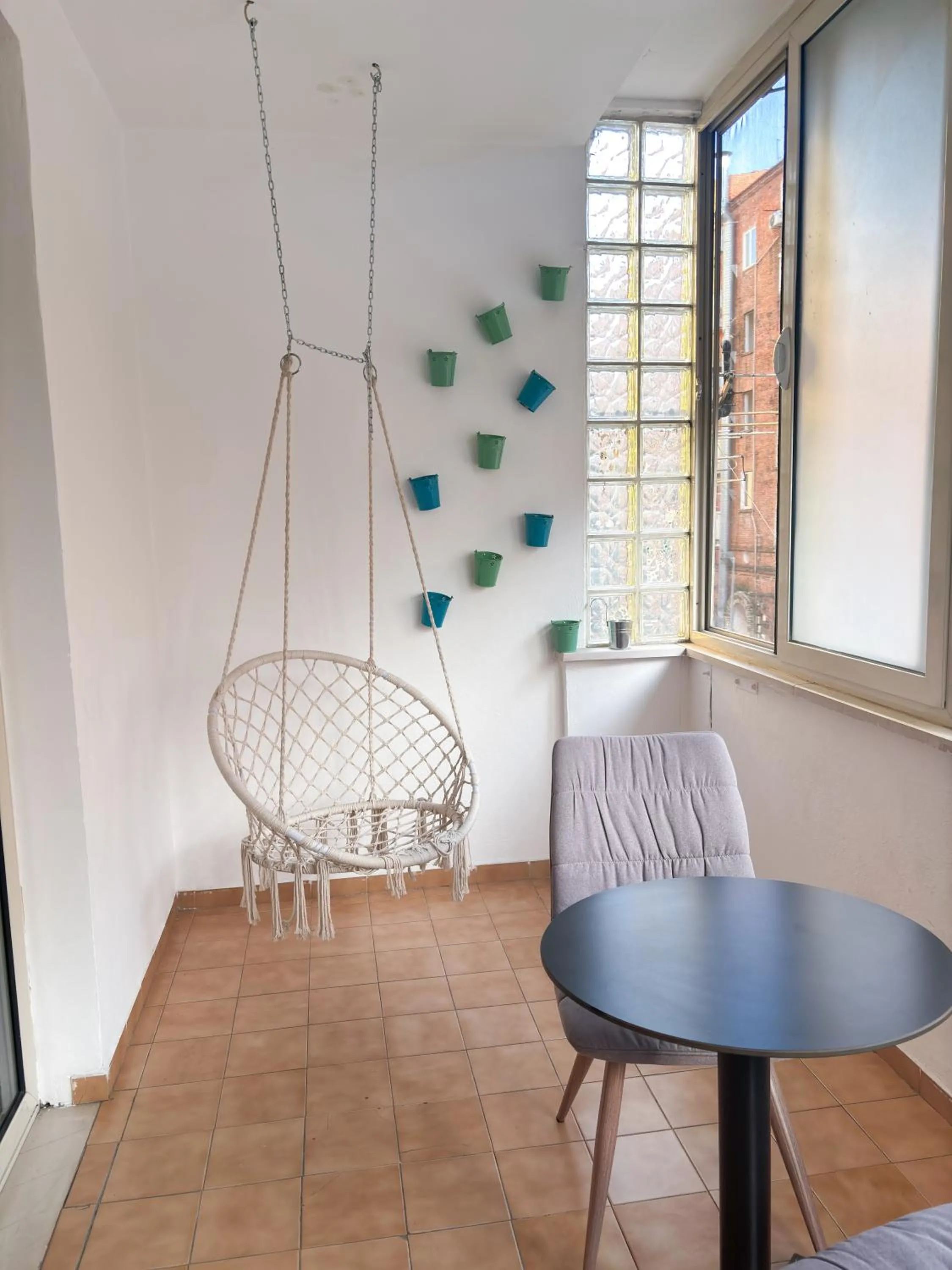 Balcony/Terrace in Budget Retreat Tirana & Studios