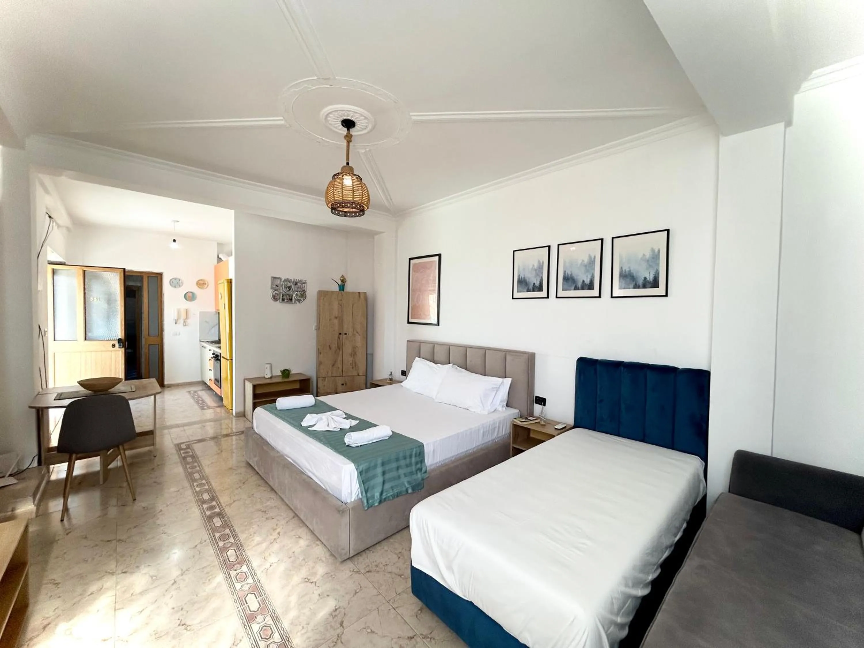 Bed in Budget Retreat Tirana & Studios