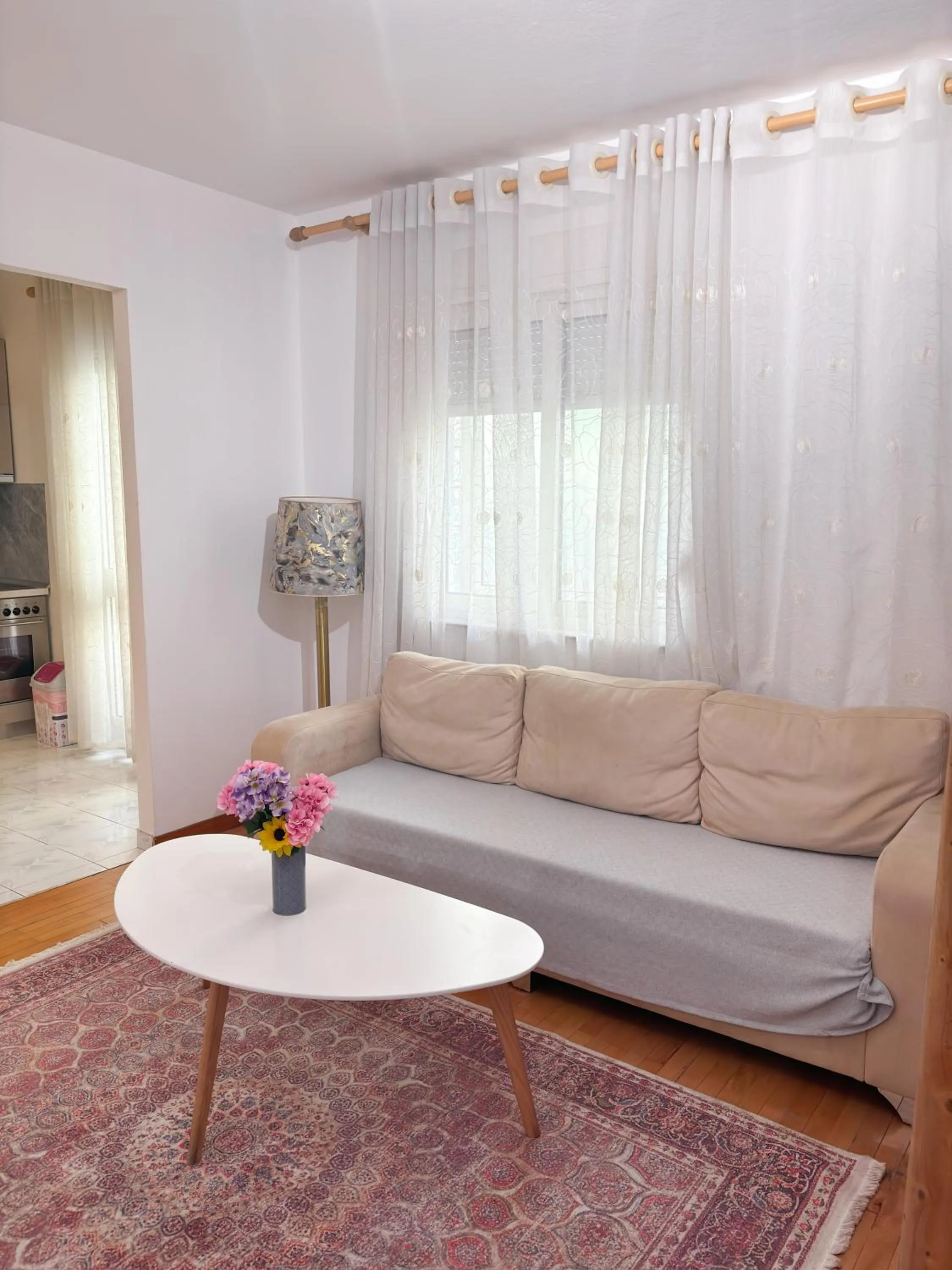 Living room in Budget Retreat Tirana & Studios