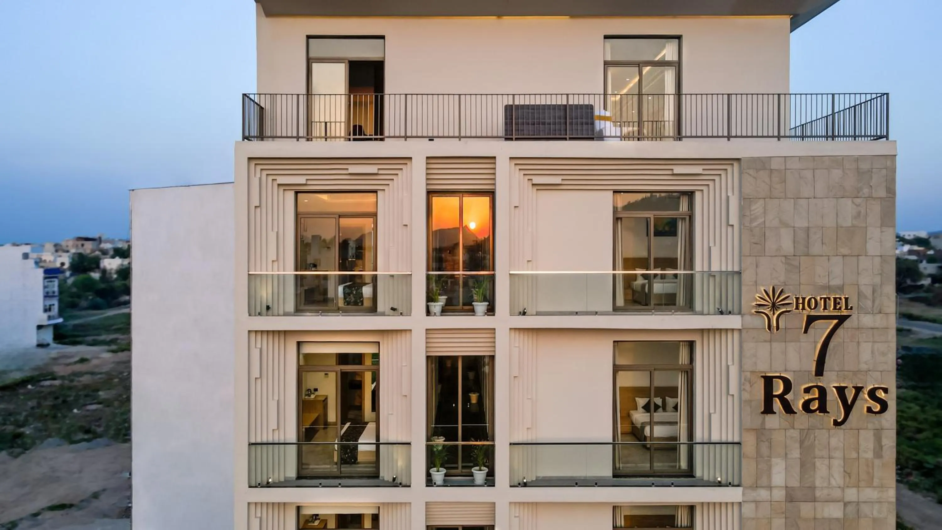 Property building in 7 rays hotel