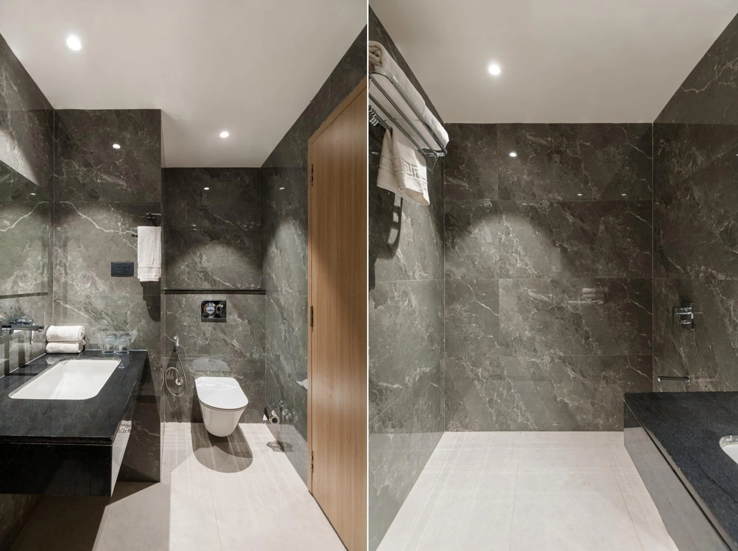 Bathroom in 7 rays hotel