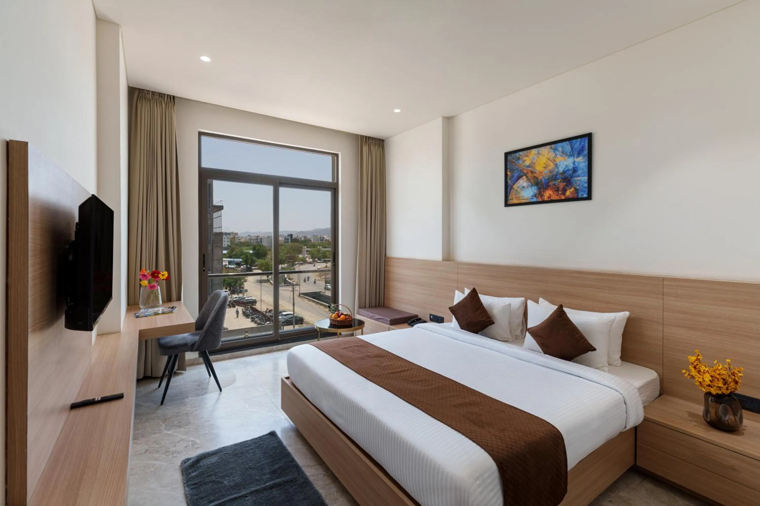 Bedroom, Bed in 7 rays hotel