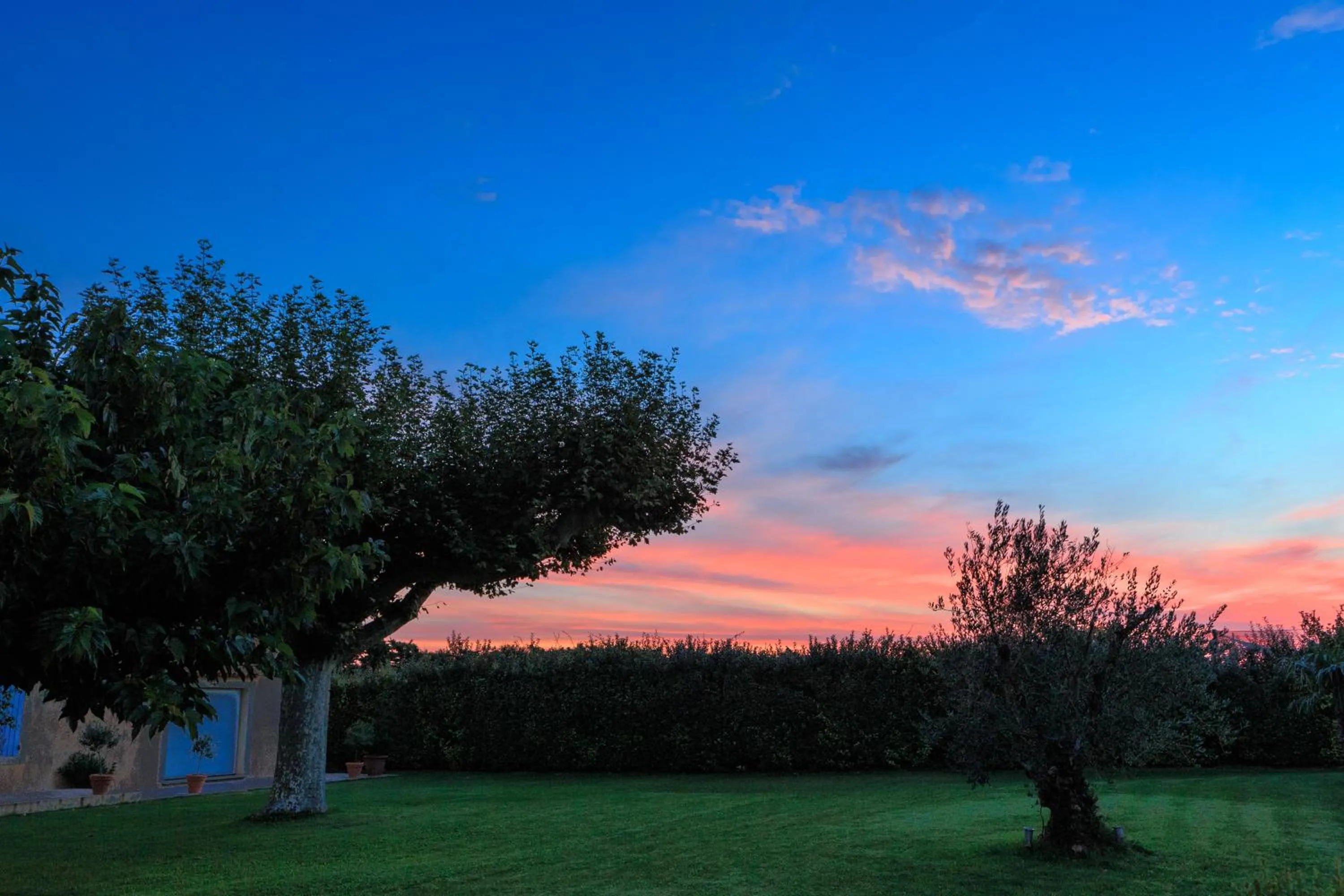 Sunset in Mas Saint Julien