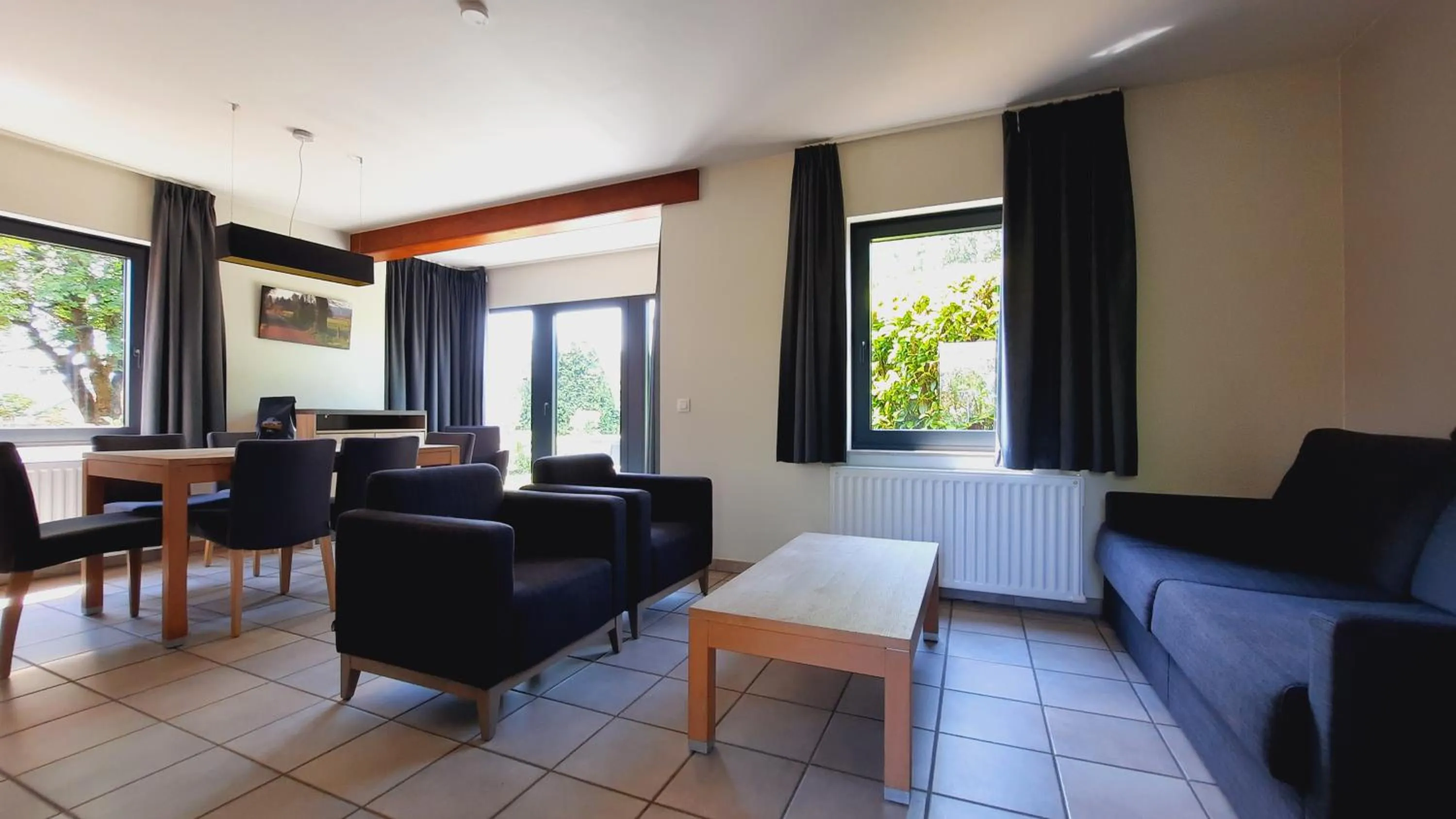 Living room in Maisons de Vacances Azur en Ardenne