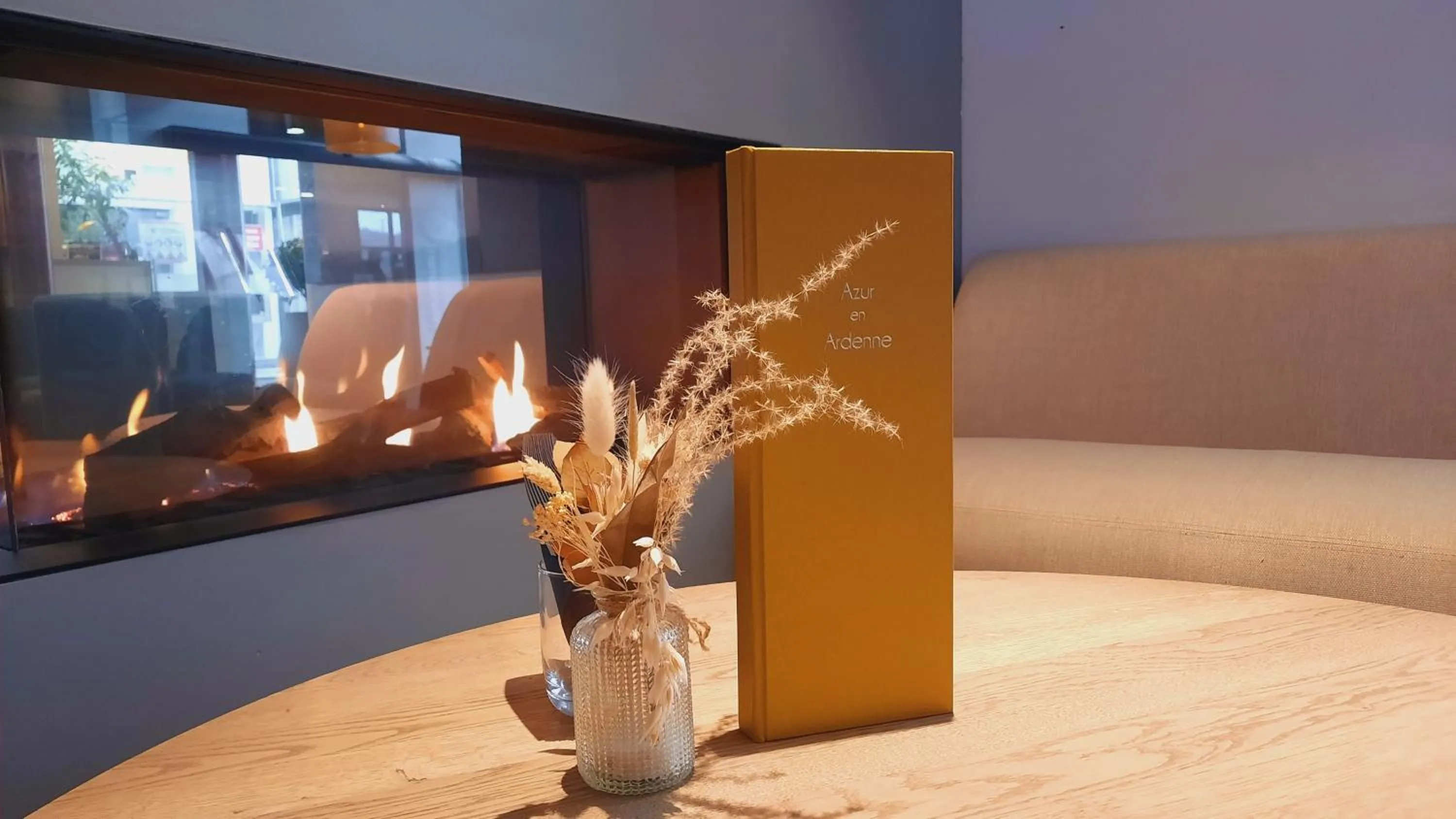 Lounge or bar in Maisons de Vacances Azur en Ardenne