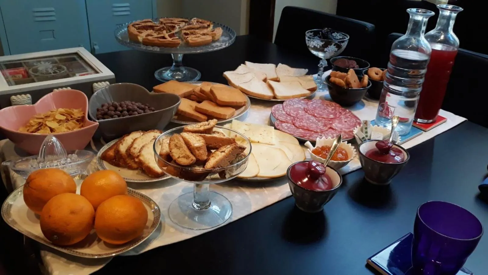 Italian breakfast in Palazzo Ruggiero
