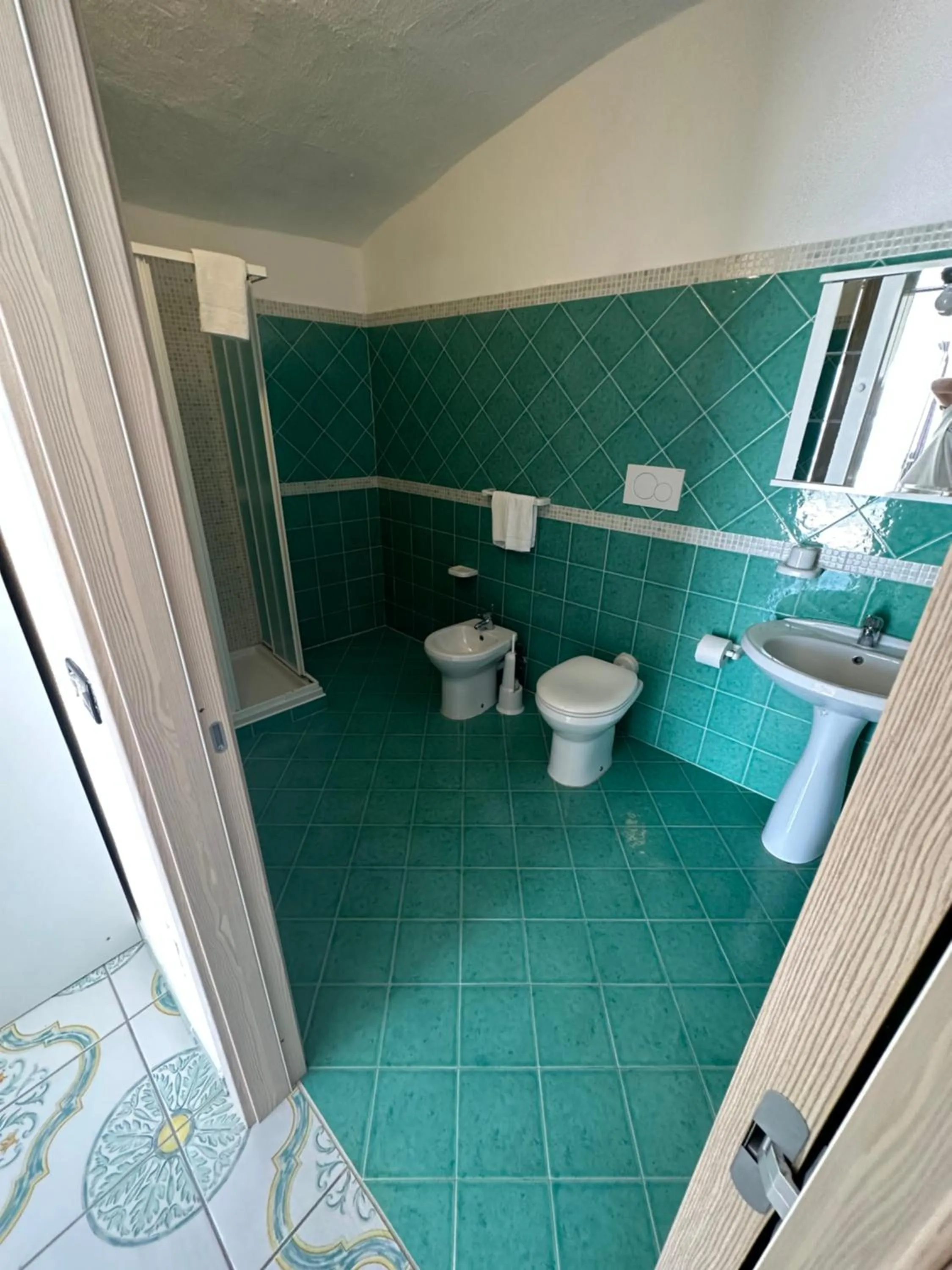 Shower in Hotel Regina del Mare