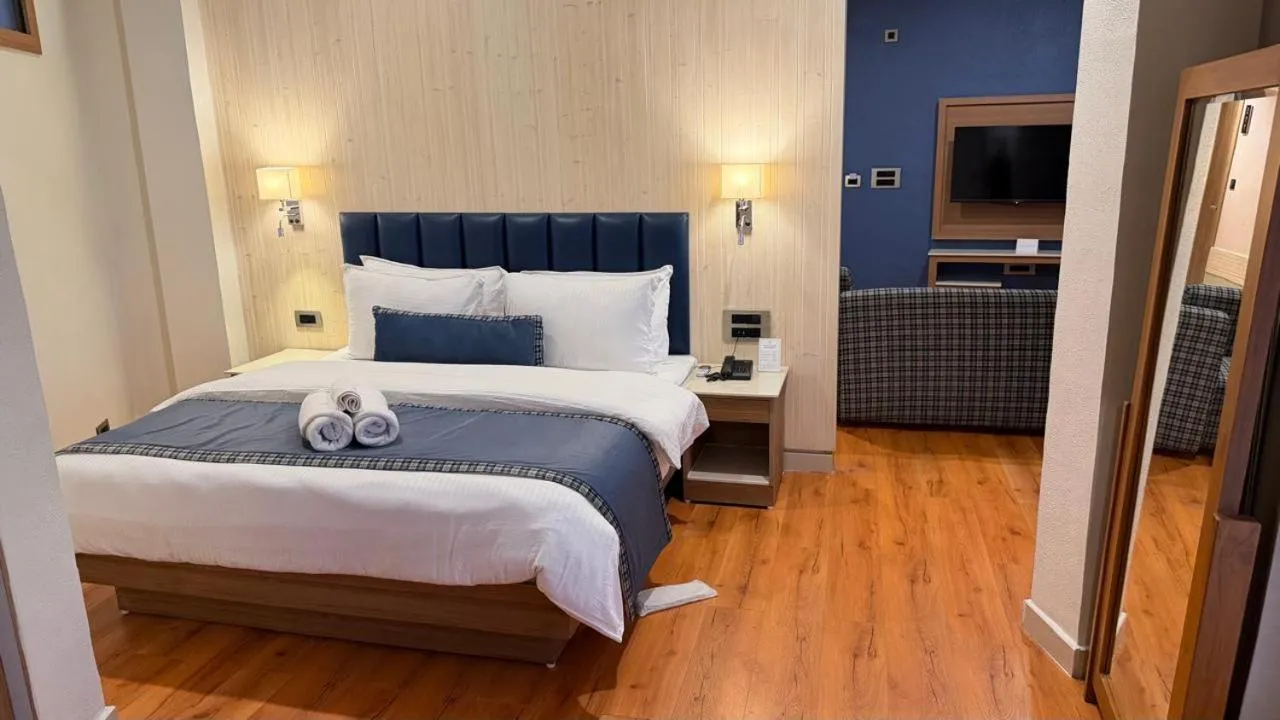 Bed in Hotel M AND RESORT