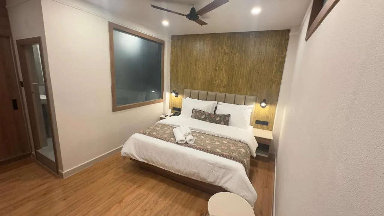 Bed in Hotel M AND RESORT