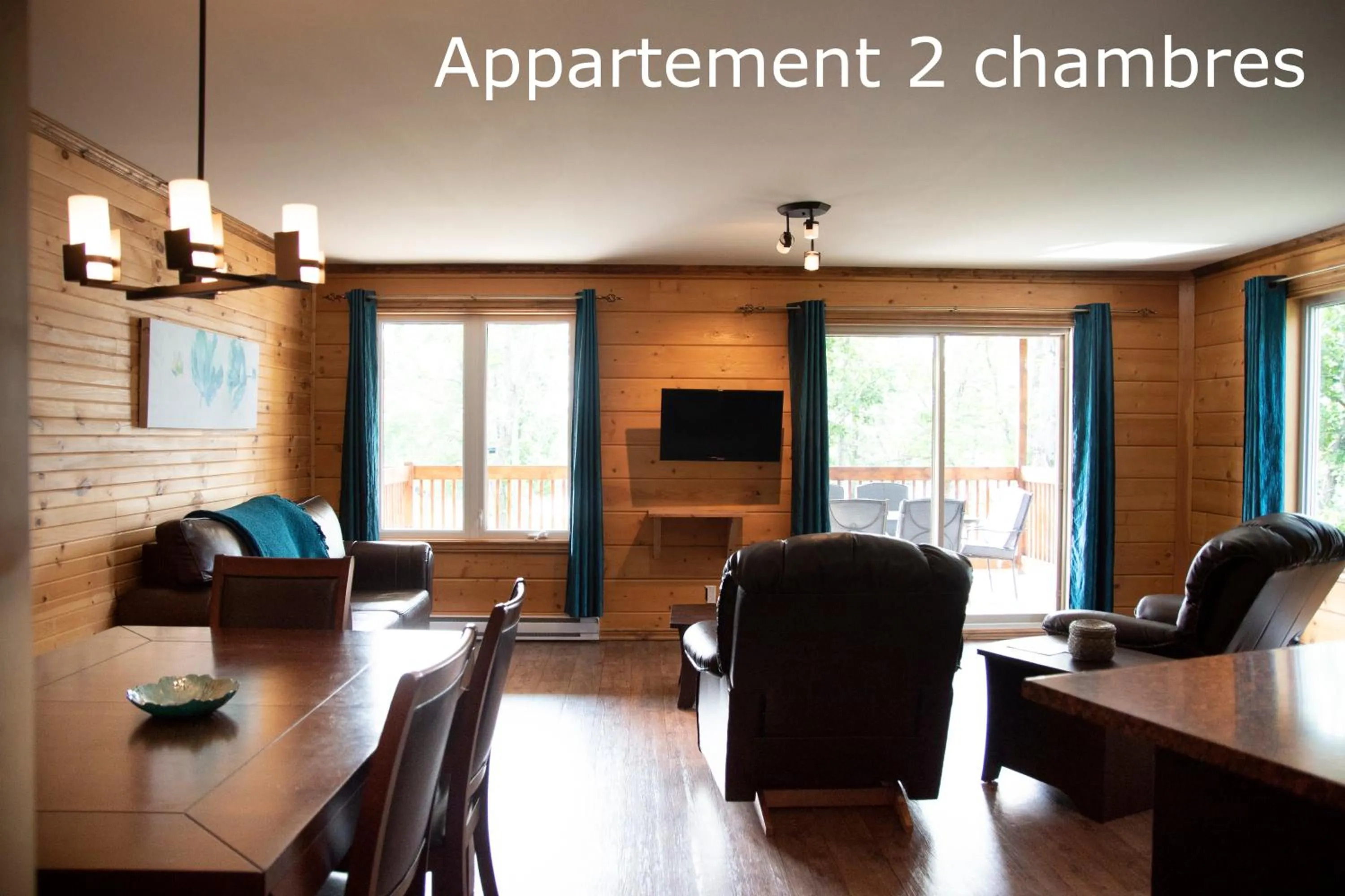 Two-Bedroom Apartment in Chalets et Spa Lac Saint-Jean