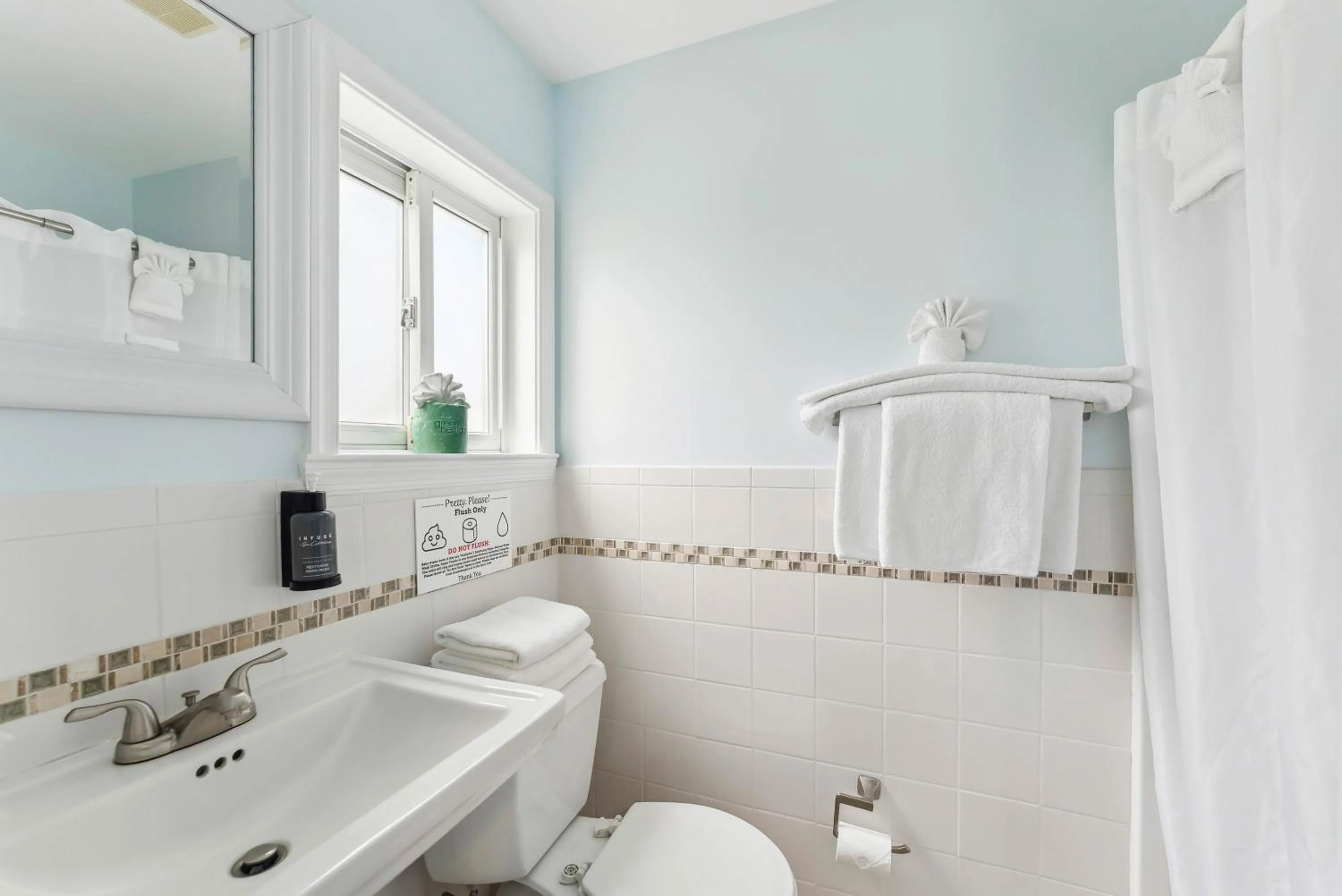 Shower in Daytona Inn and Suites