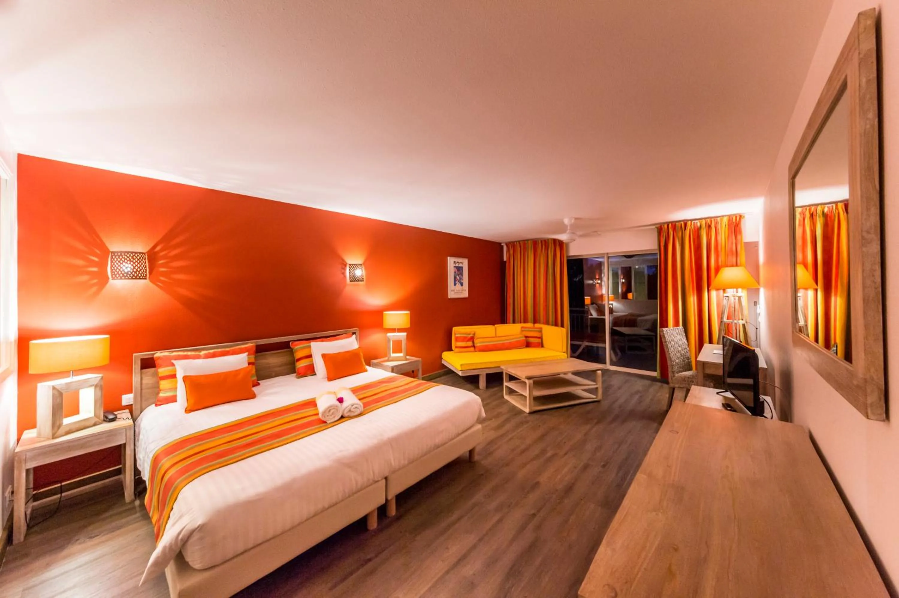 Bedroom, Bed in Orient Bay Palm Court Residence 4 Stars