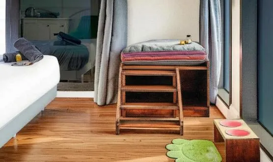 Decorative detail, Bed in Gyeongju Mauna Ocean Resort