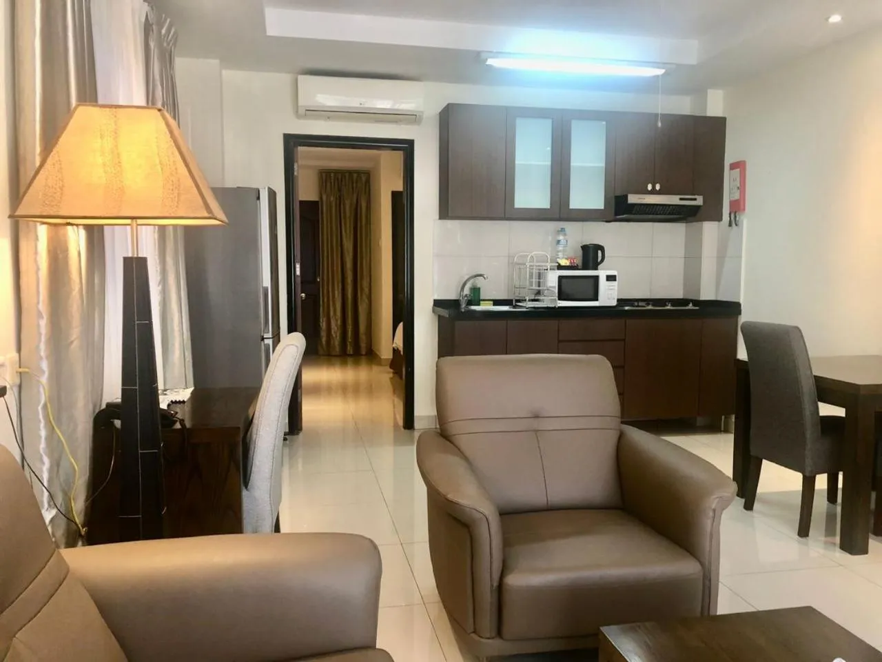 Kitchen or kitchenette in Palm Beach Hotel Dili