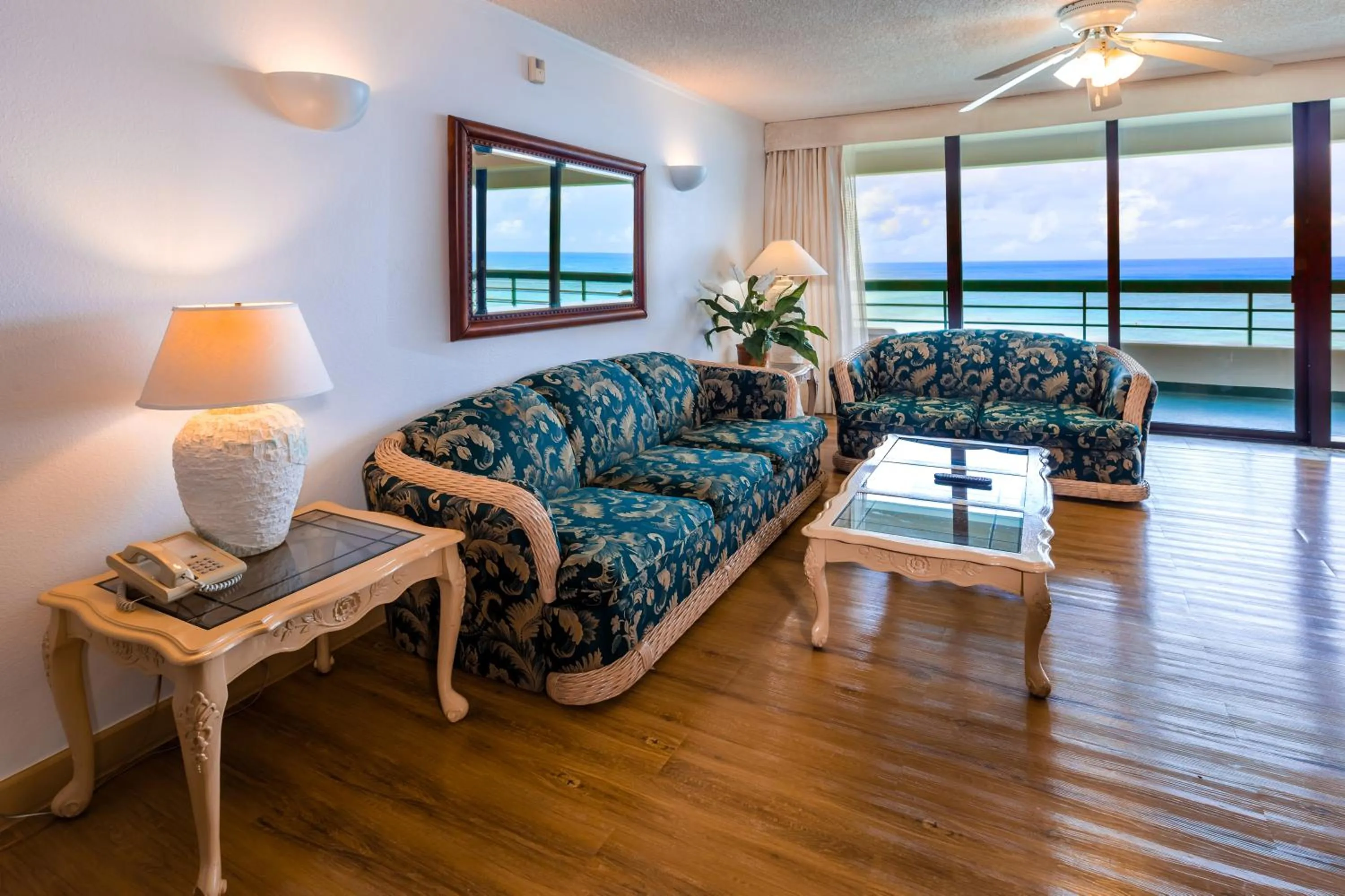 Living room in Alupang Beach Tower