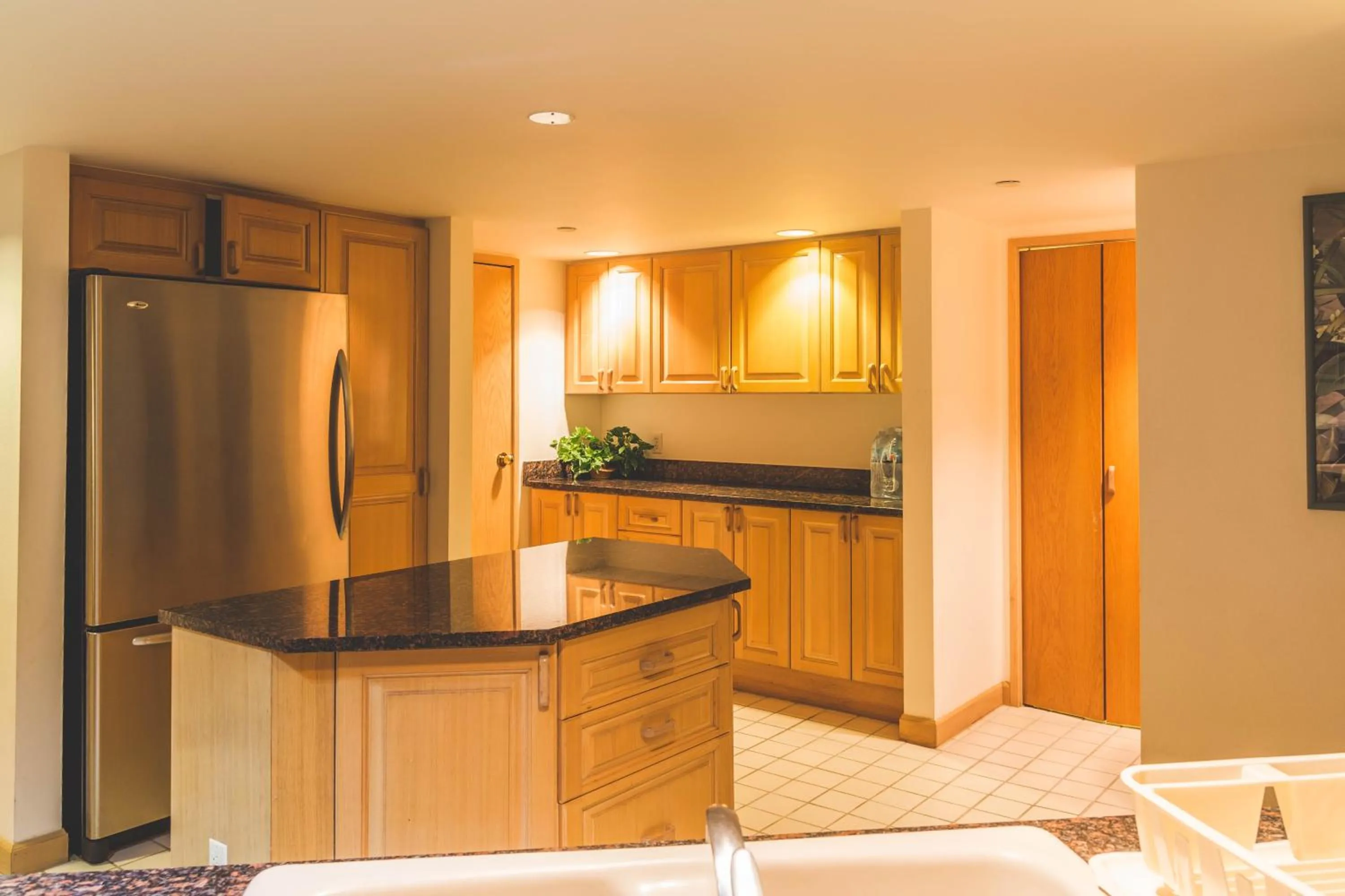Kitchen or kitchenette in Alupang Beach Tower