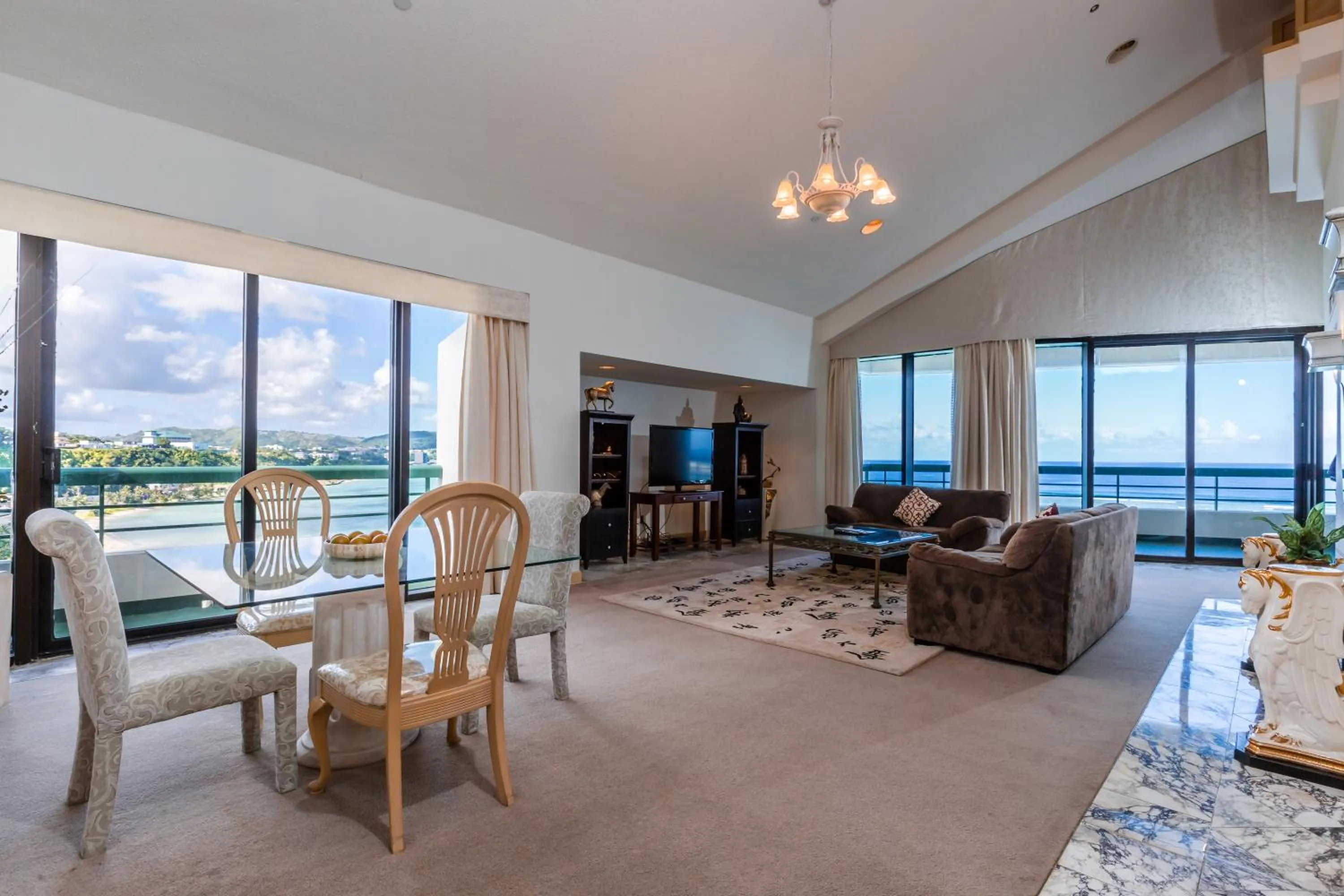 Living room in Alupang Beach Tower