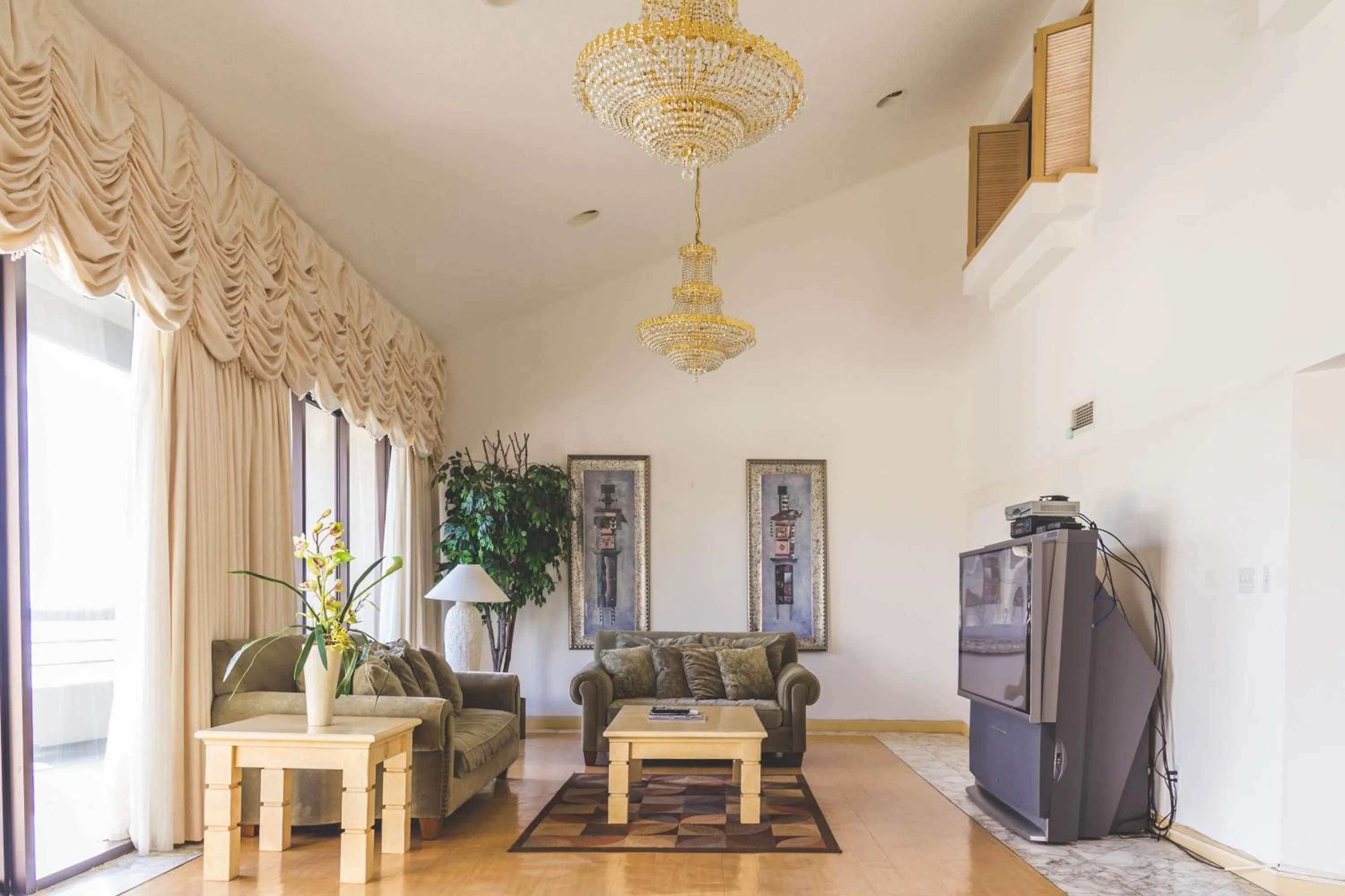 Living room in Alupang Beach Tower