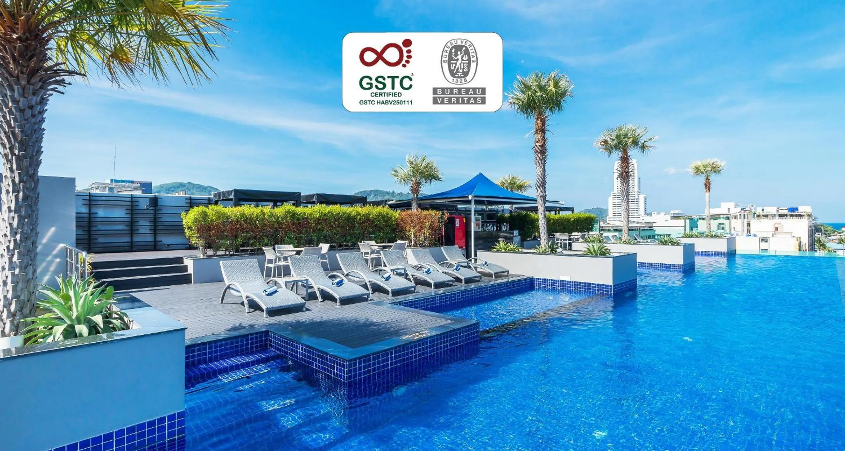 Pool view in Best Western Patong Beach