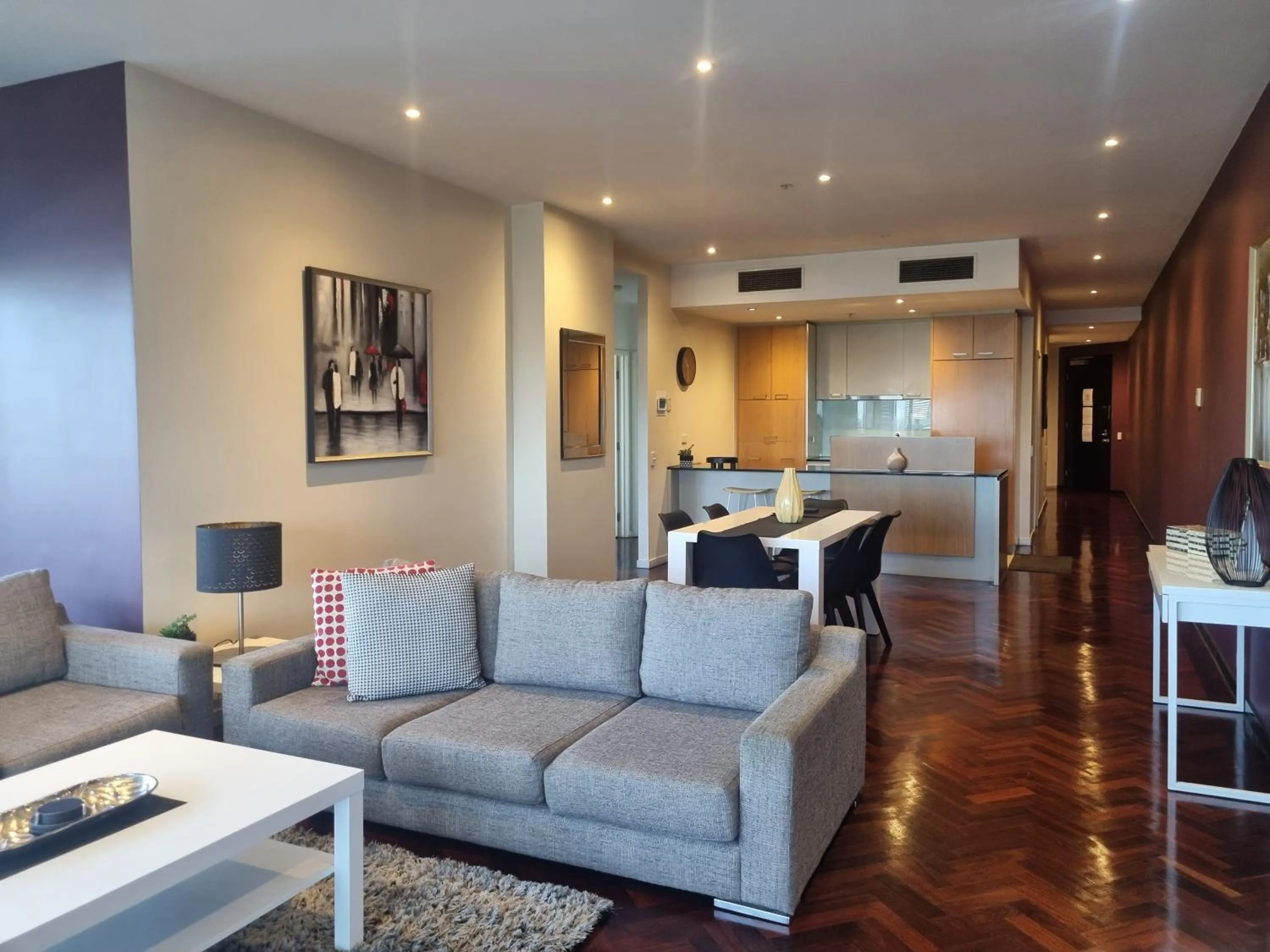 Living room in Accent Accommodation@Docklands