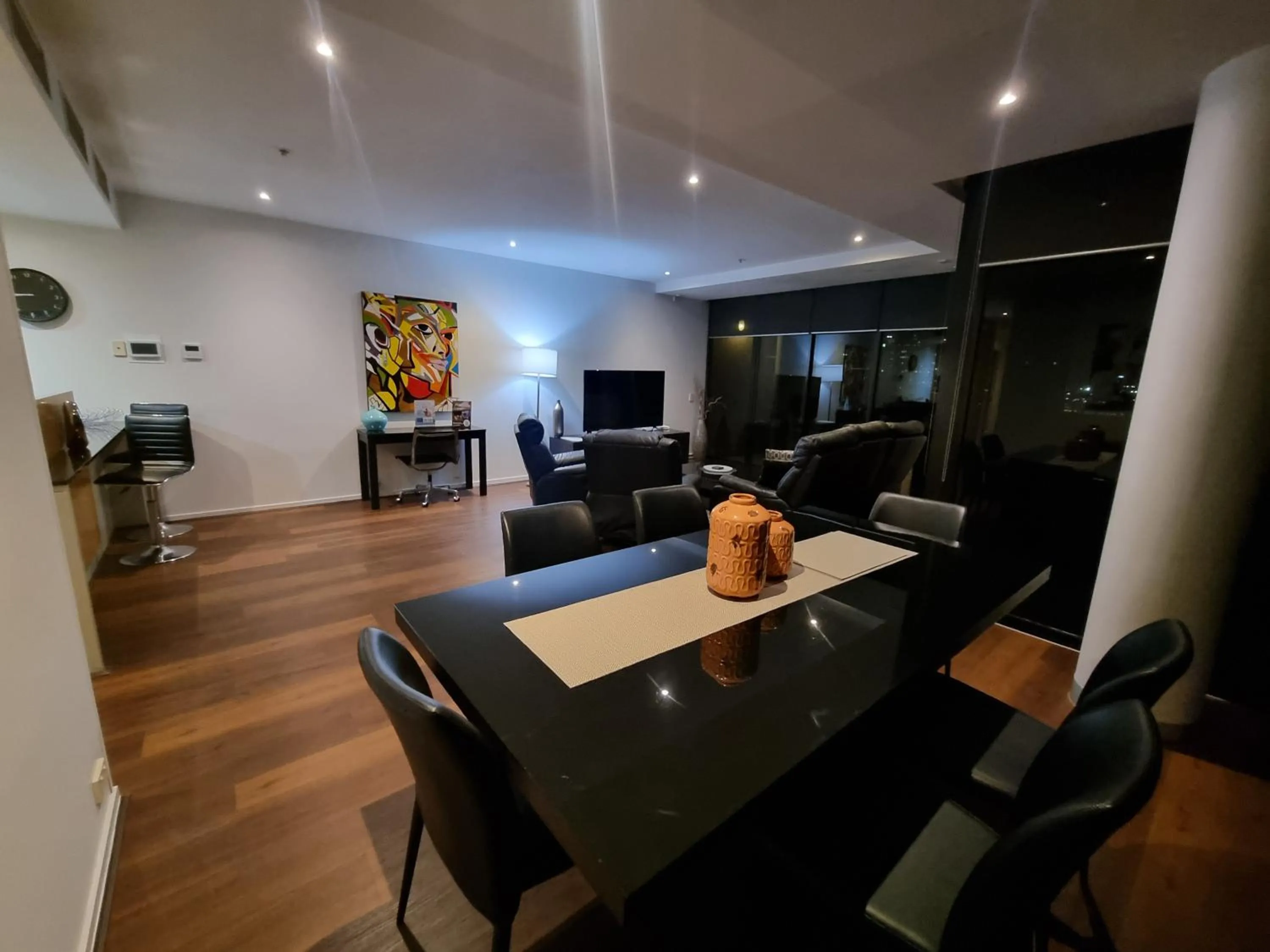 Living room in Accent Accommodation@Docklands