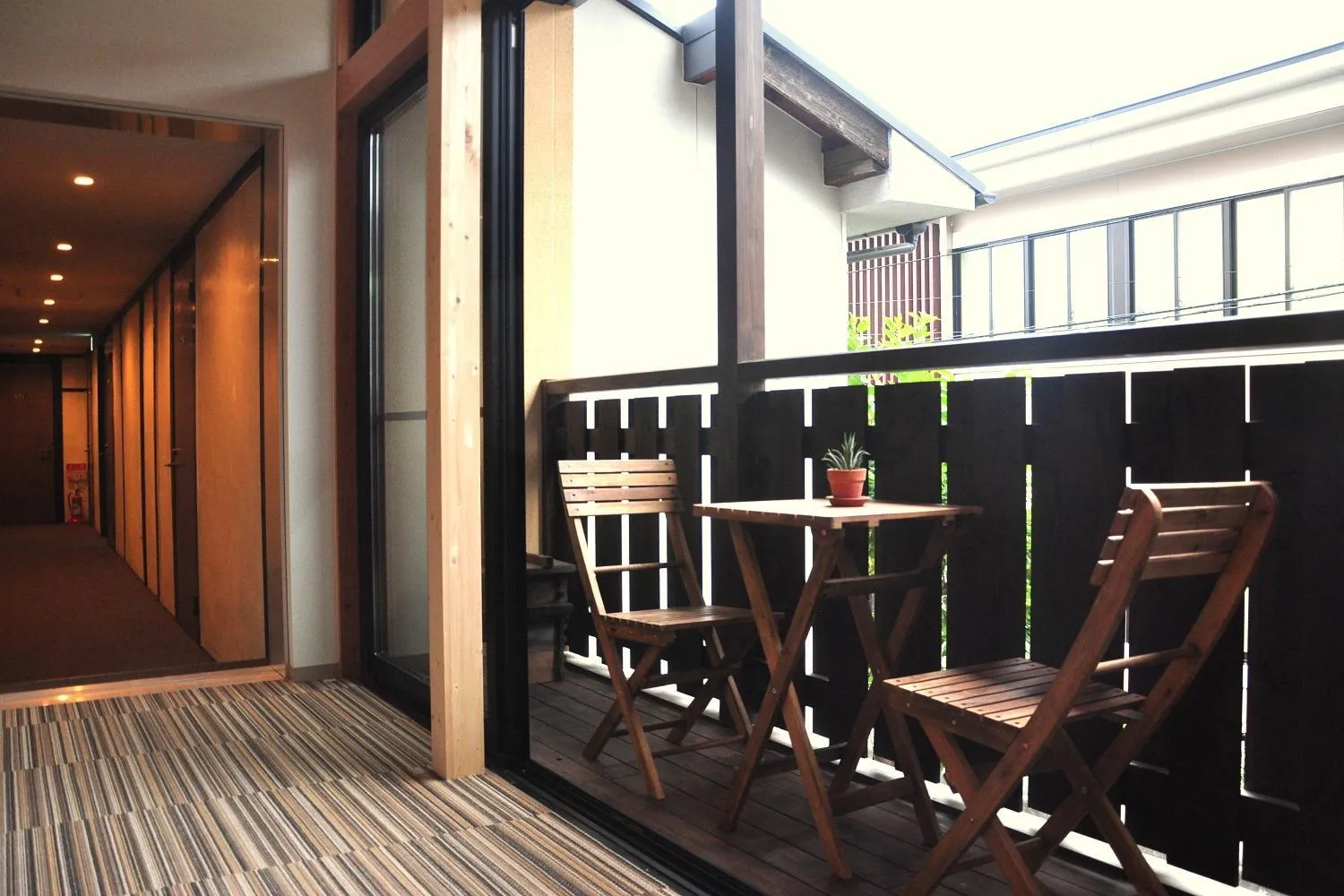 Balcony/Terrace in Guesthouse Soi