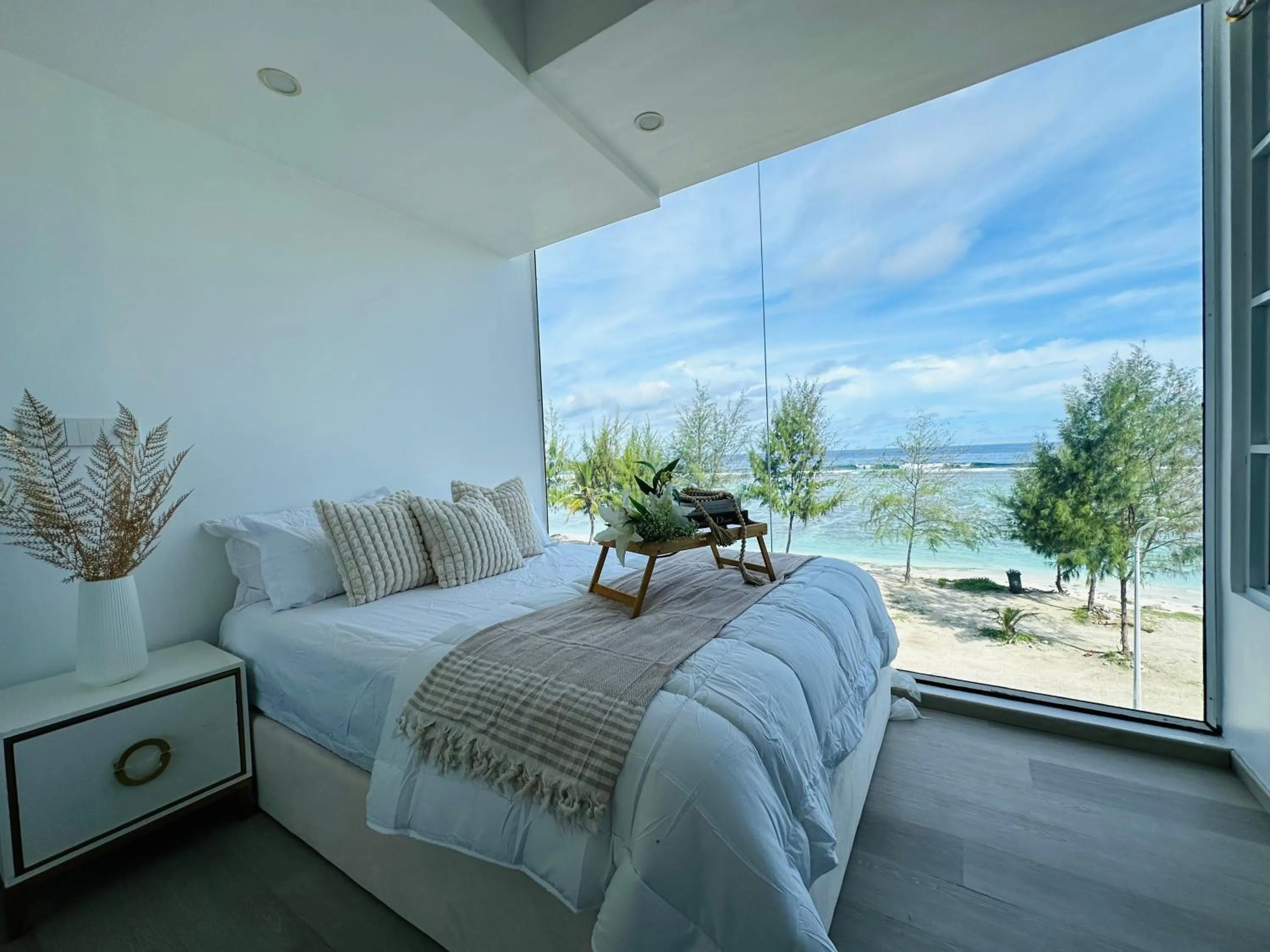 Bed in Lazzlla beach front apartments