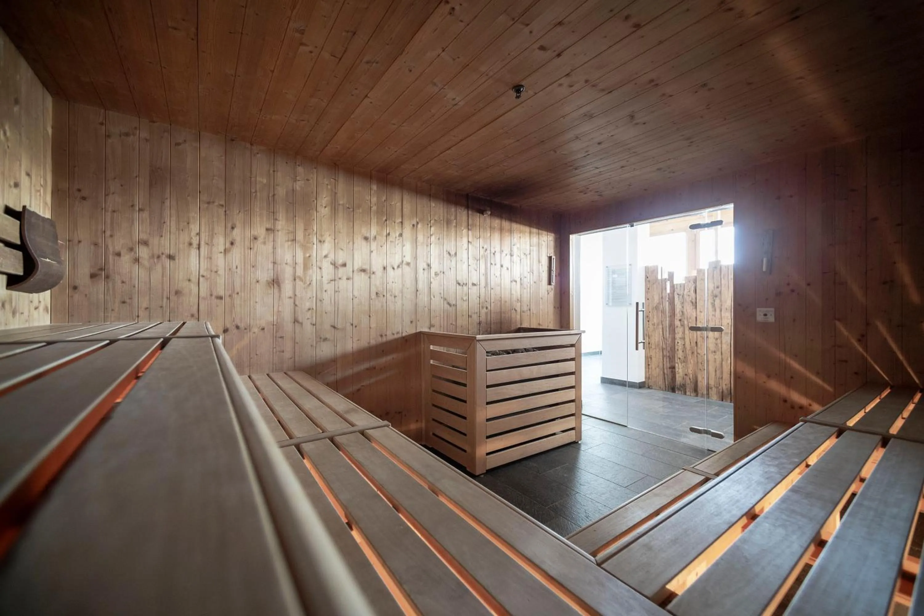 Sauna in Passo Sella Dolomiti Mountain Resort