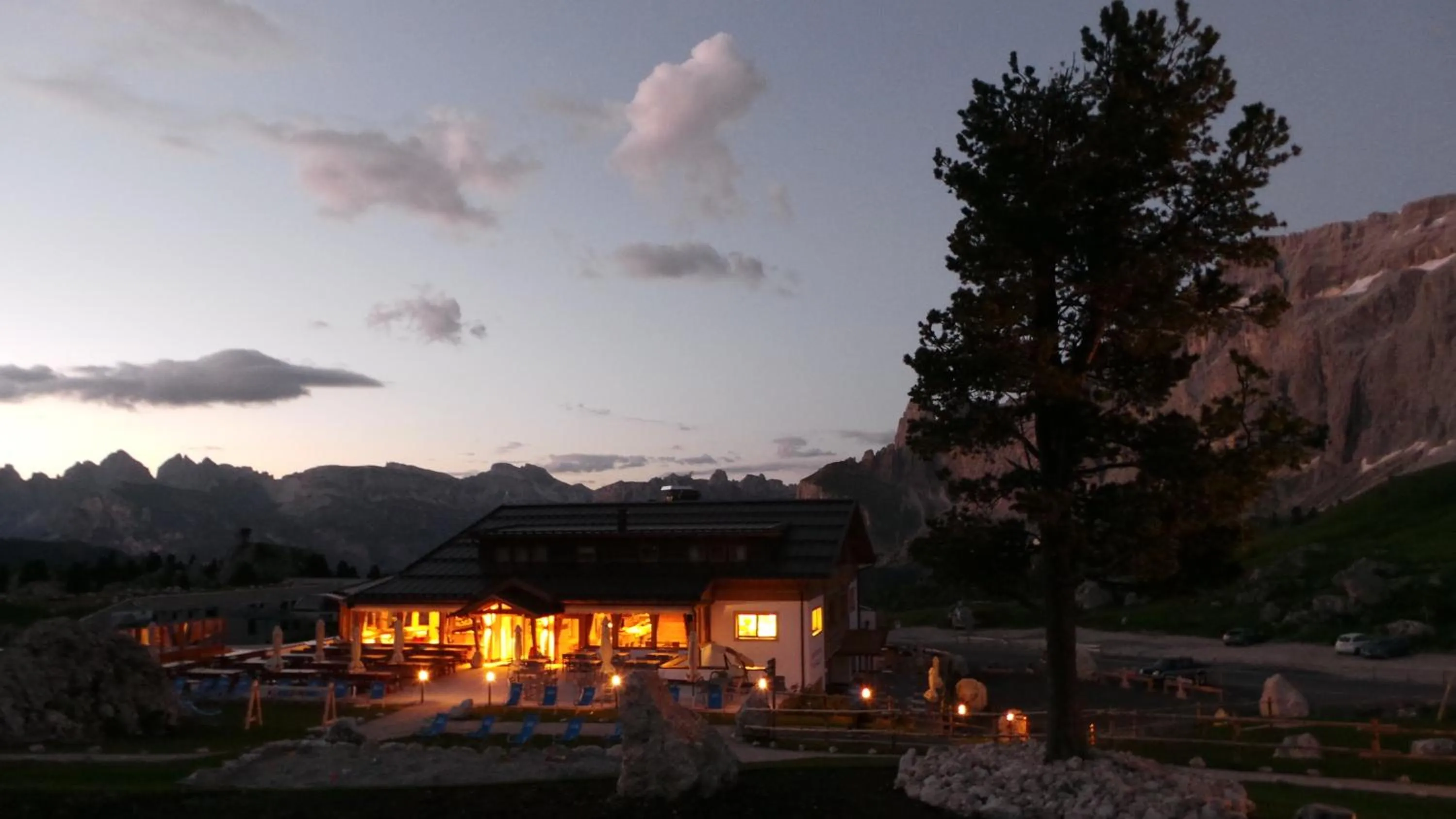 Property building in Passo Sella Dolomiti Mountain Resort