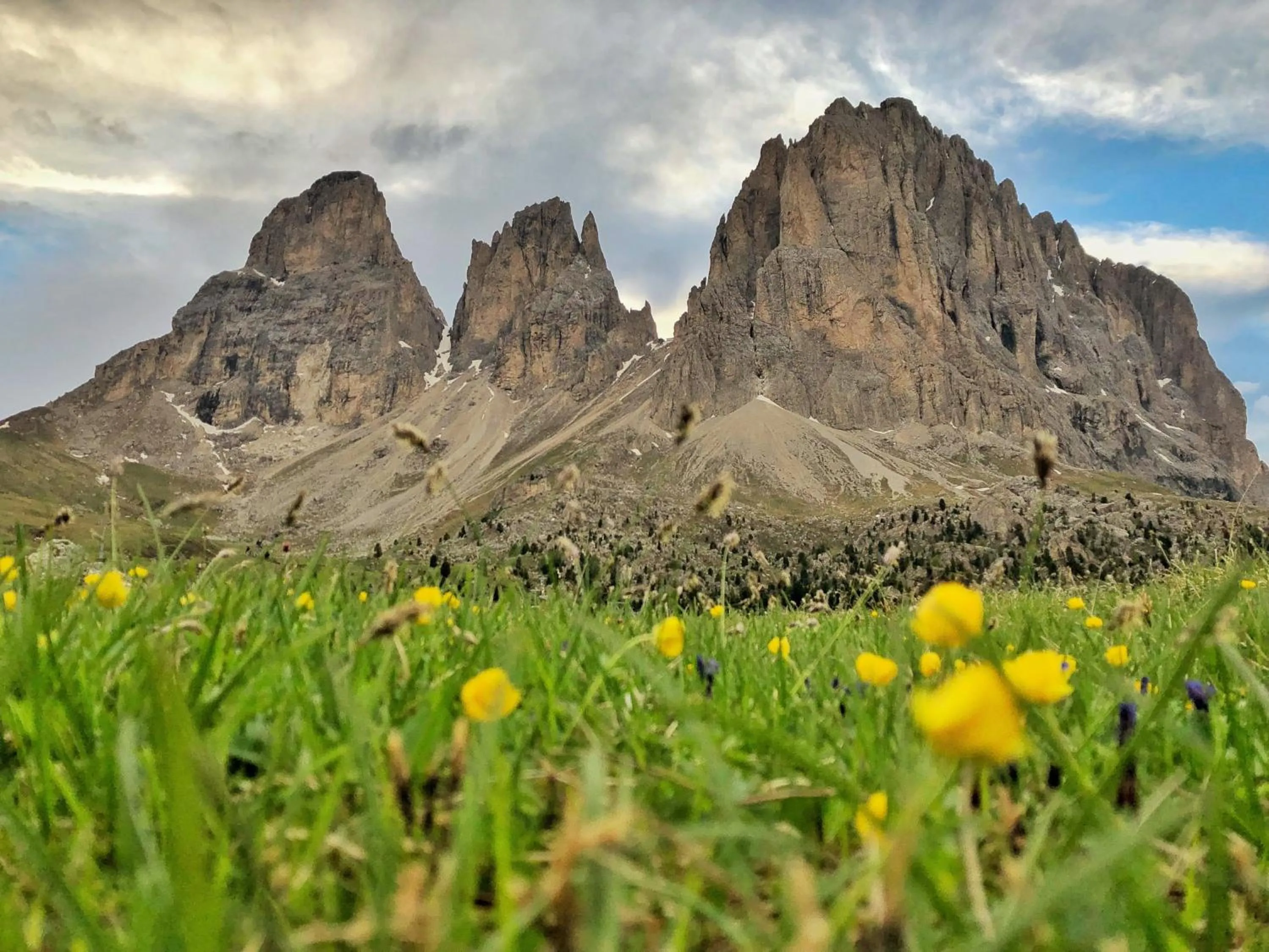 Natural landscape in Passo Sella Dolomiti Mountain Resort