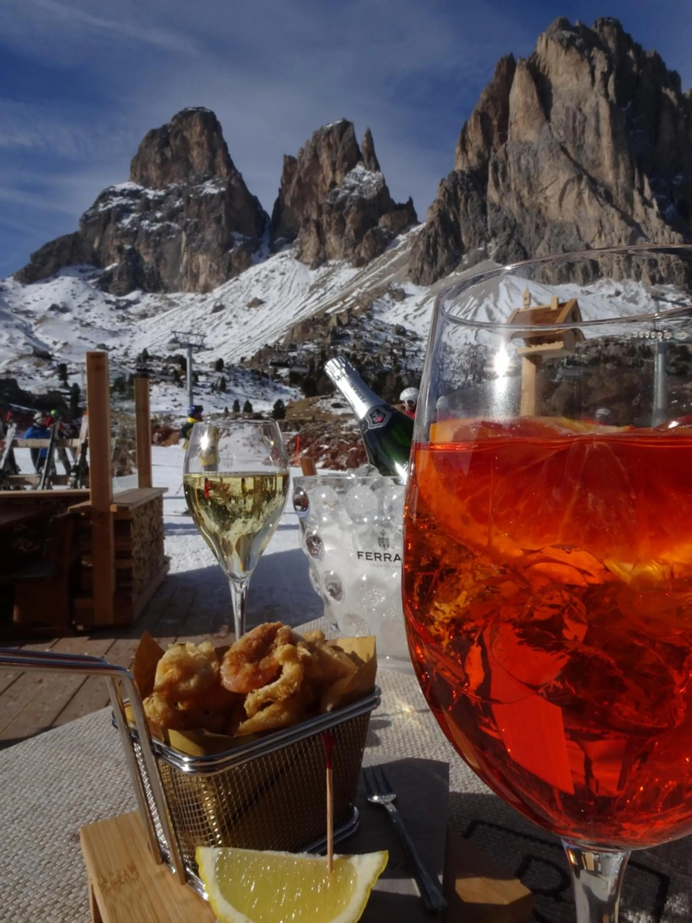 Balcony/Terrace in Passo Sella Dolomiti Mountain Resort