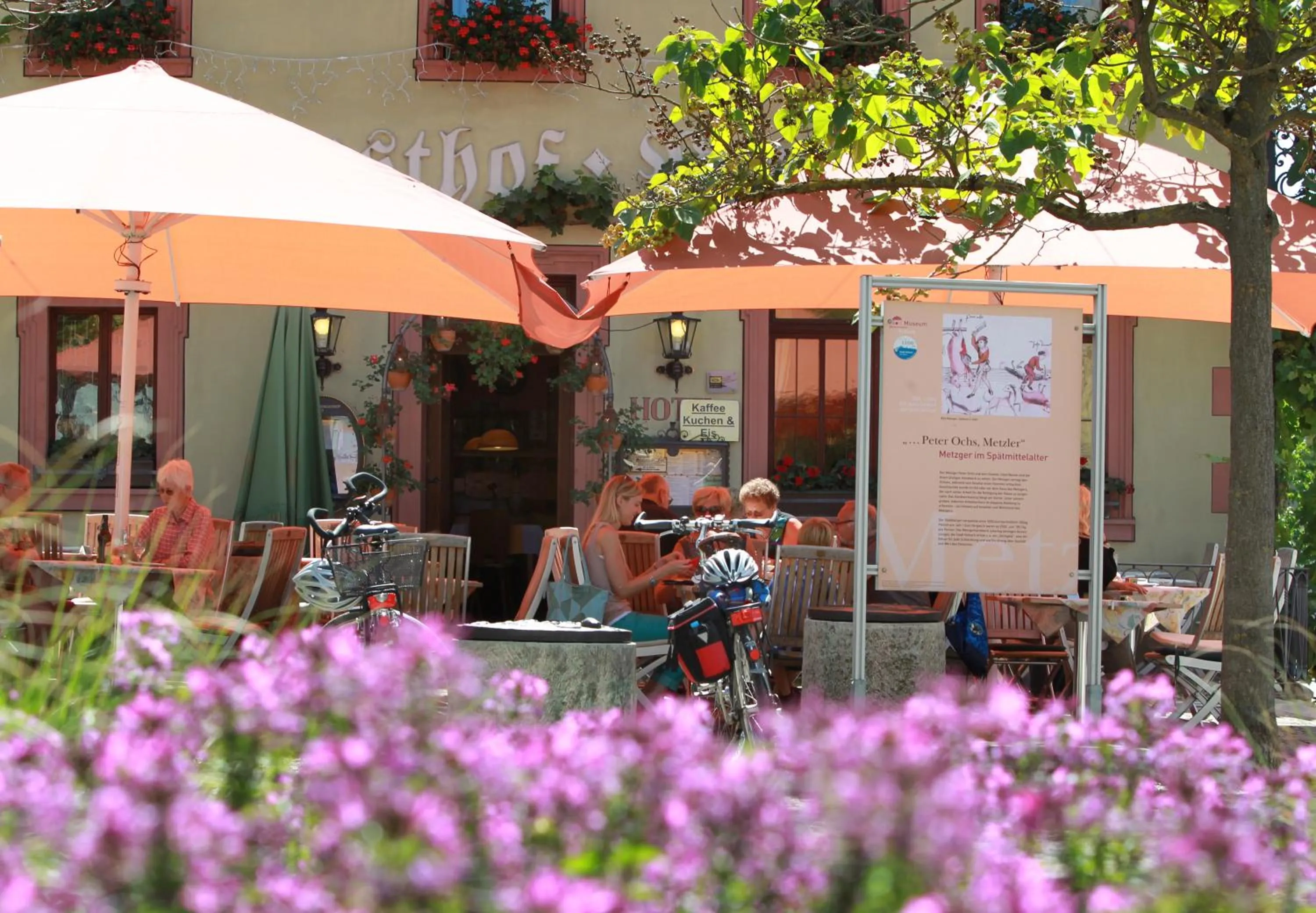 group of guests in Weinhotel Rose