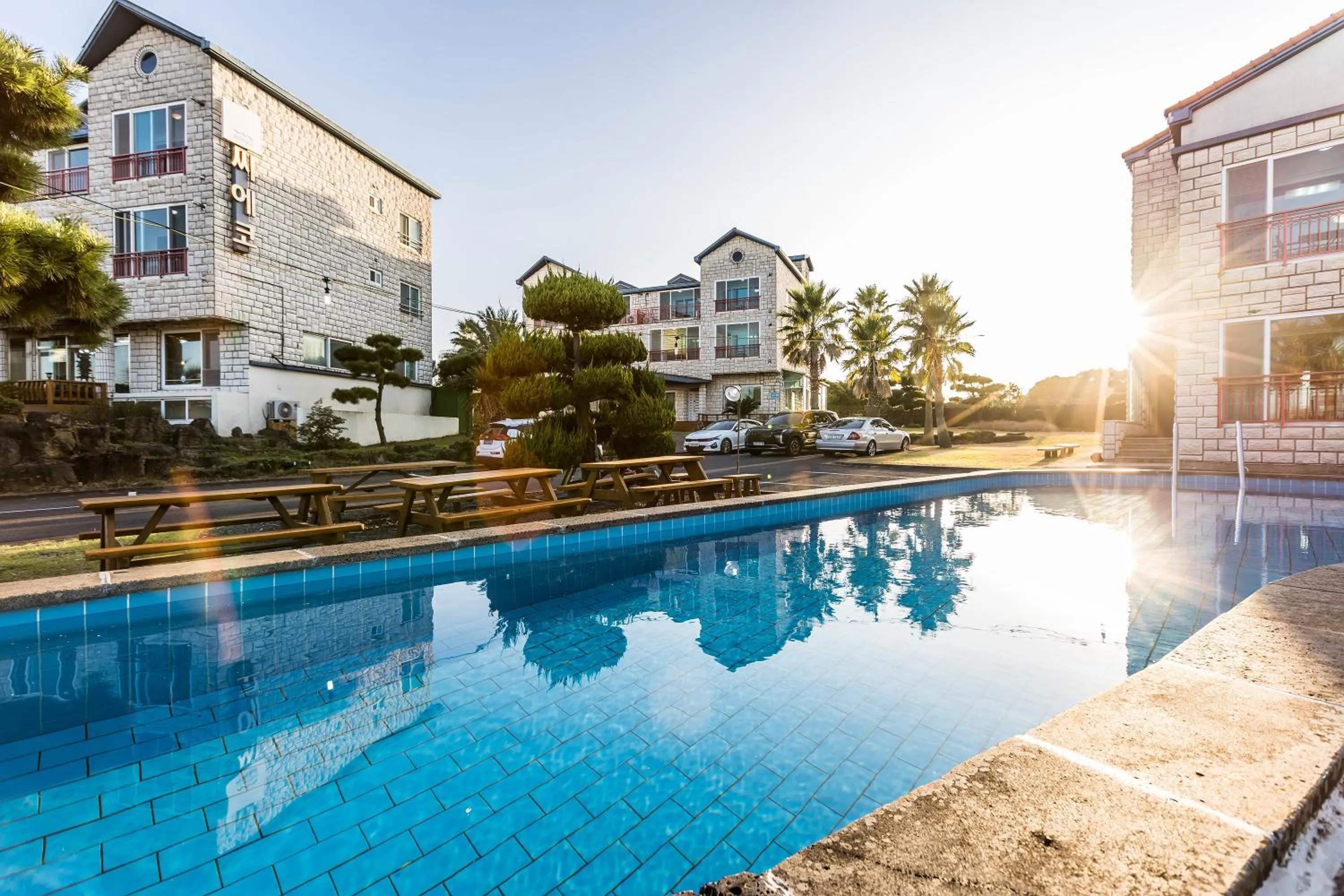 Swimming pool in Sea Eco Beach