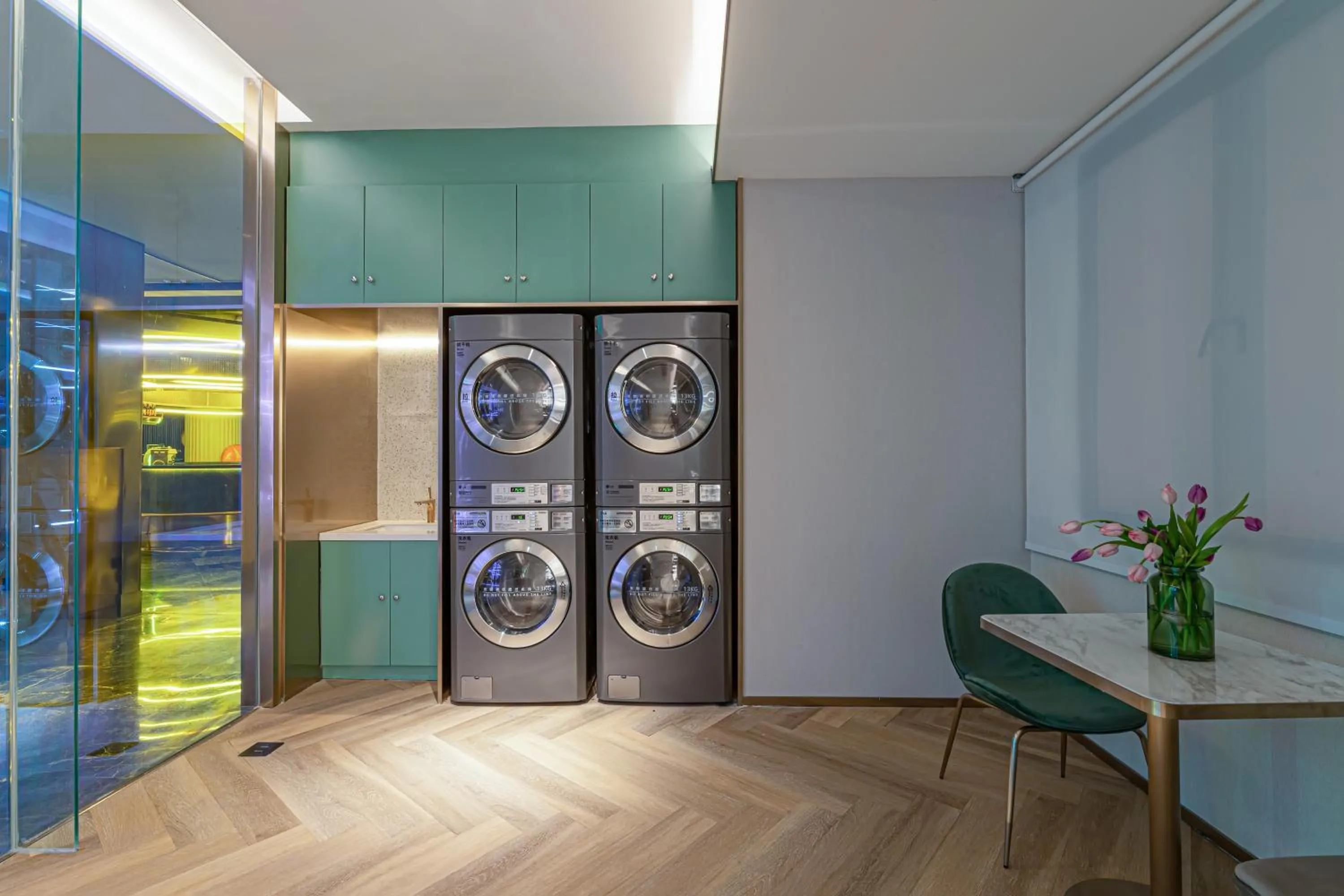 washing machine in Zhangjiagang Pedestrian Street Manxin Hotel