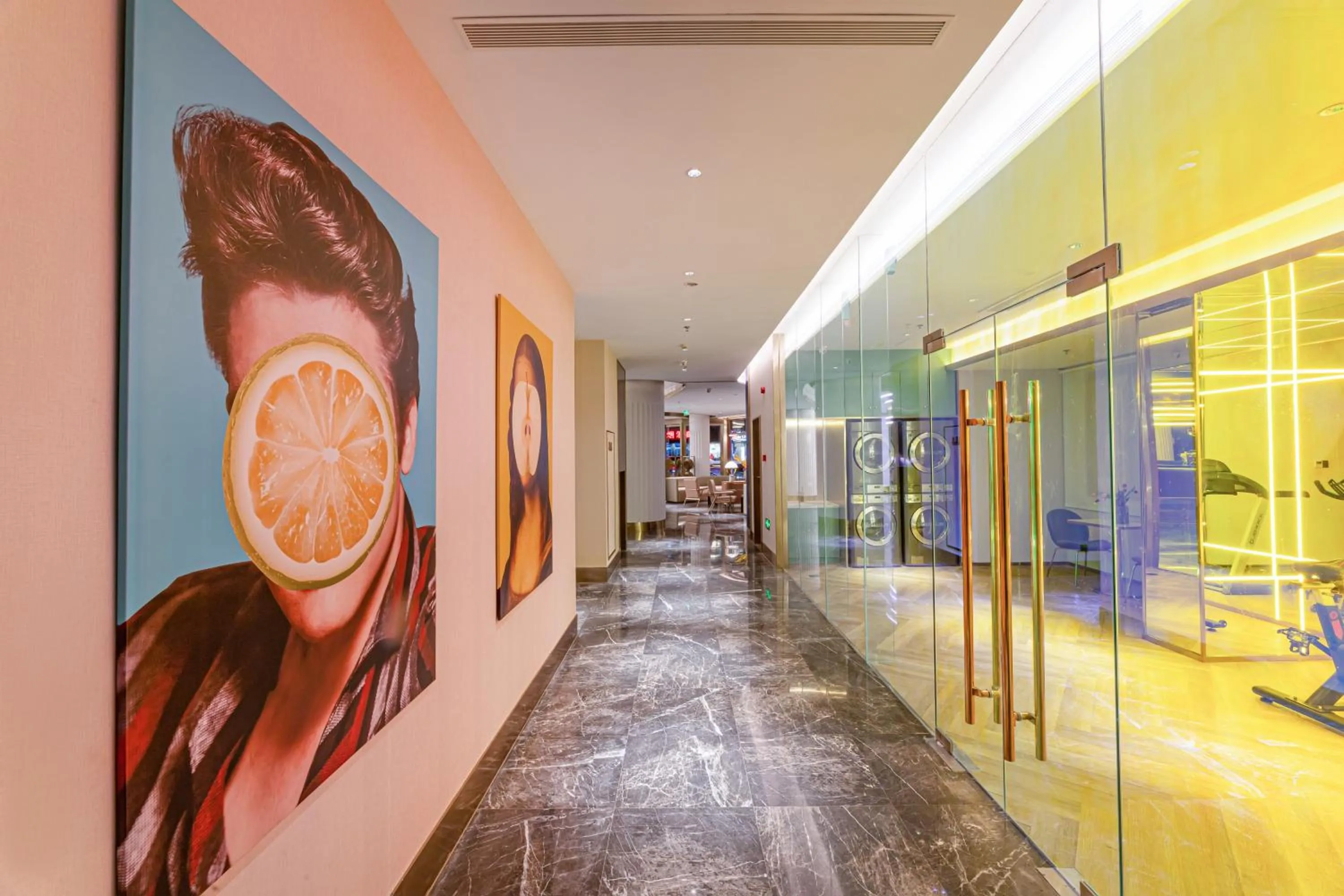 Lobby or reception in Zhangjiagang Pedestrian Street Manxin Hotel