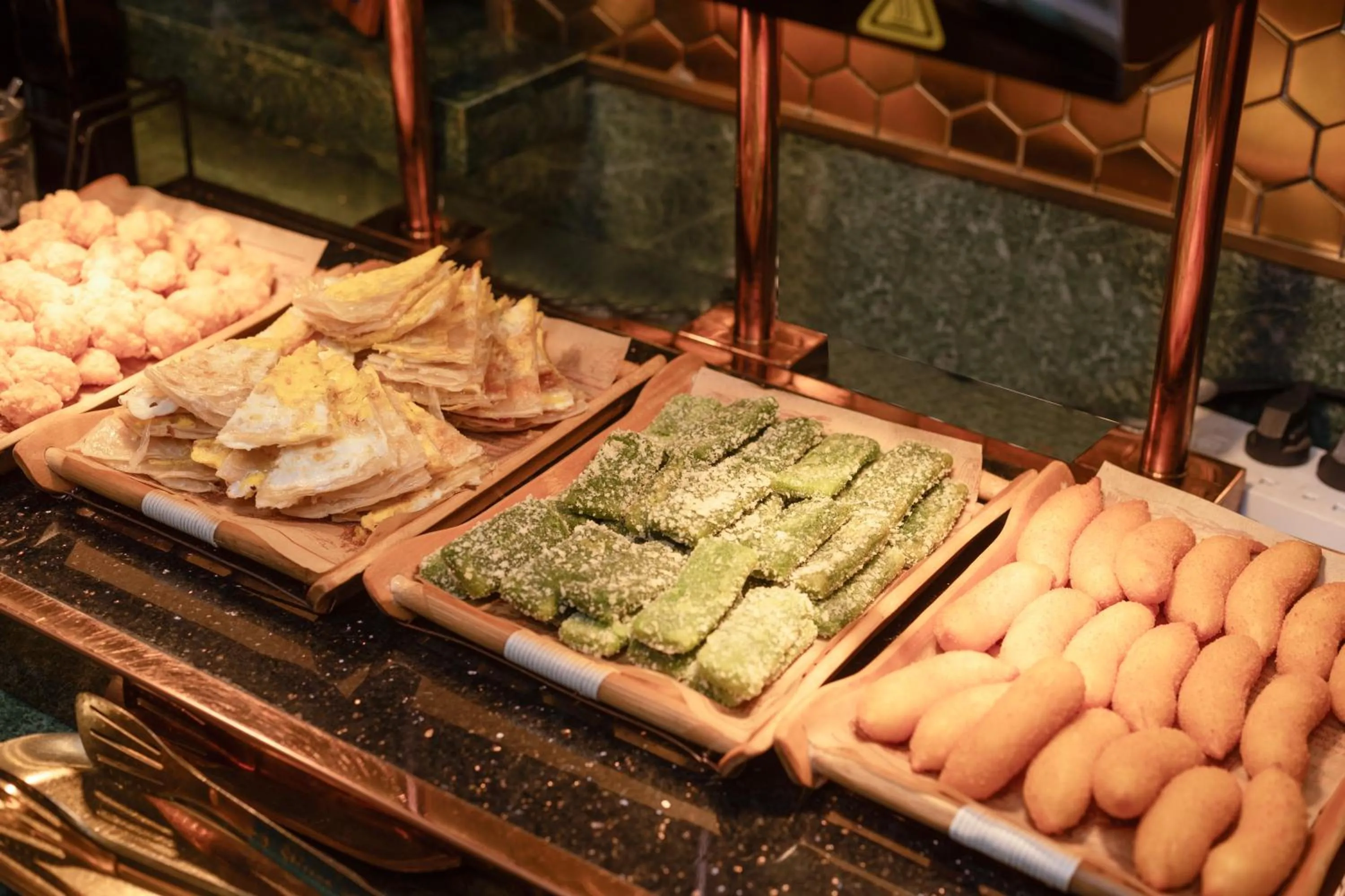 Breakfast in Zhangjiagang Pedestrian Street Manxin Hotel