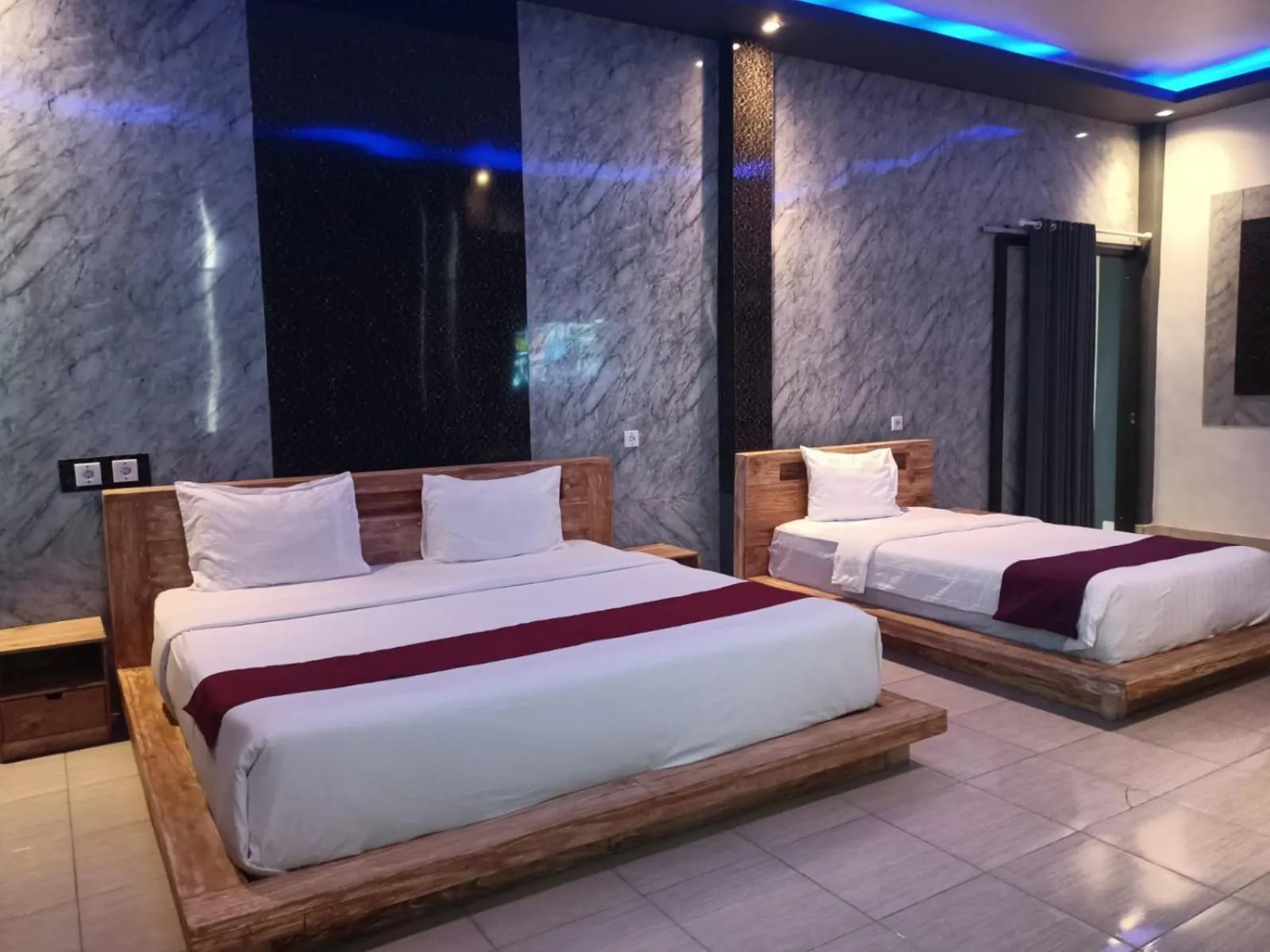 Bed in Kelingking Sunset Point Hotel & Spa