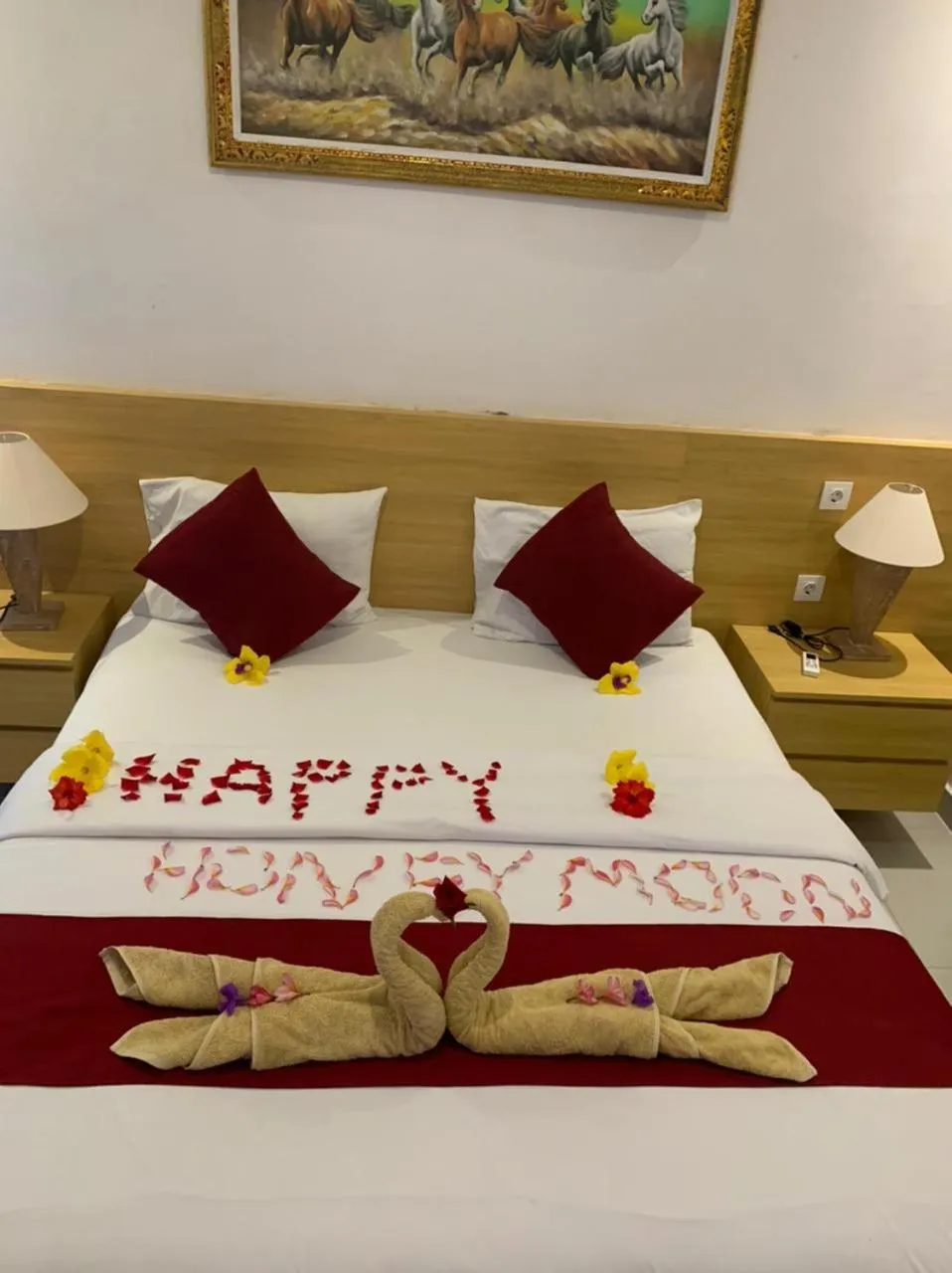 Bed in Kelingking Sunset Point Hotel & Spa